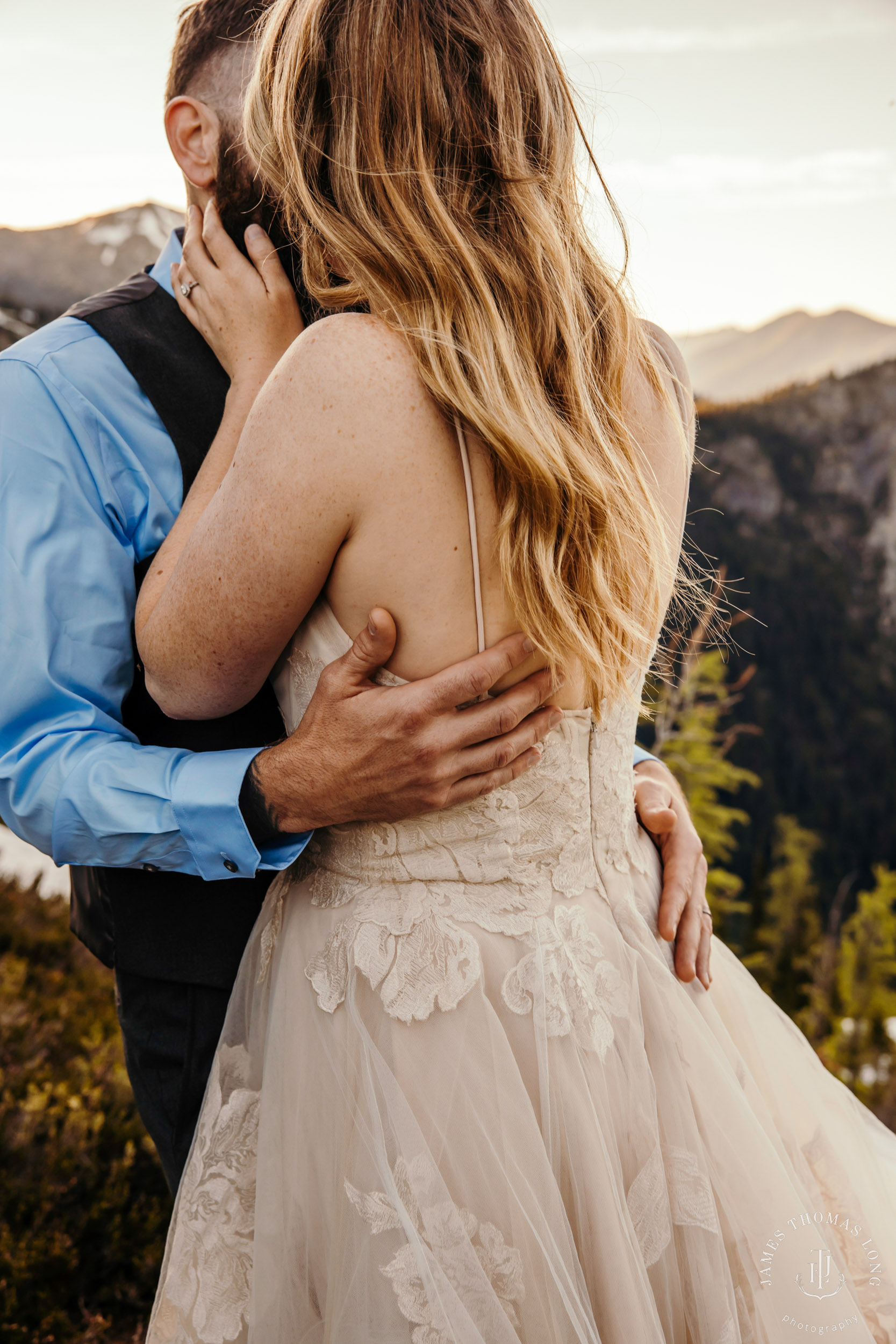 North Cascades adventure elopement by Seattle adventure elopement photographer James Thomas Long Photography