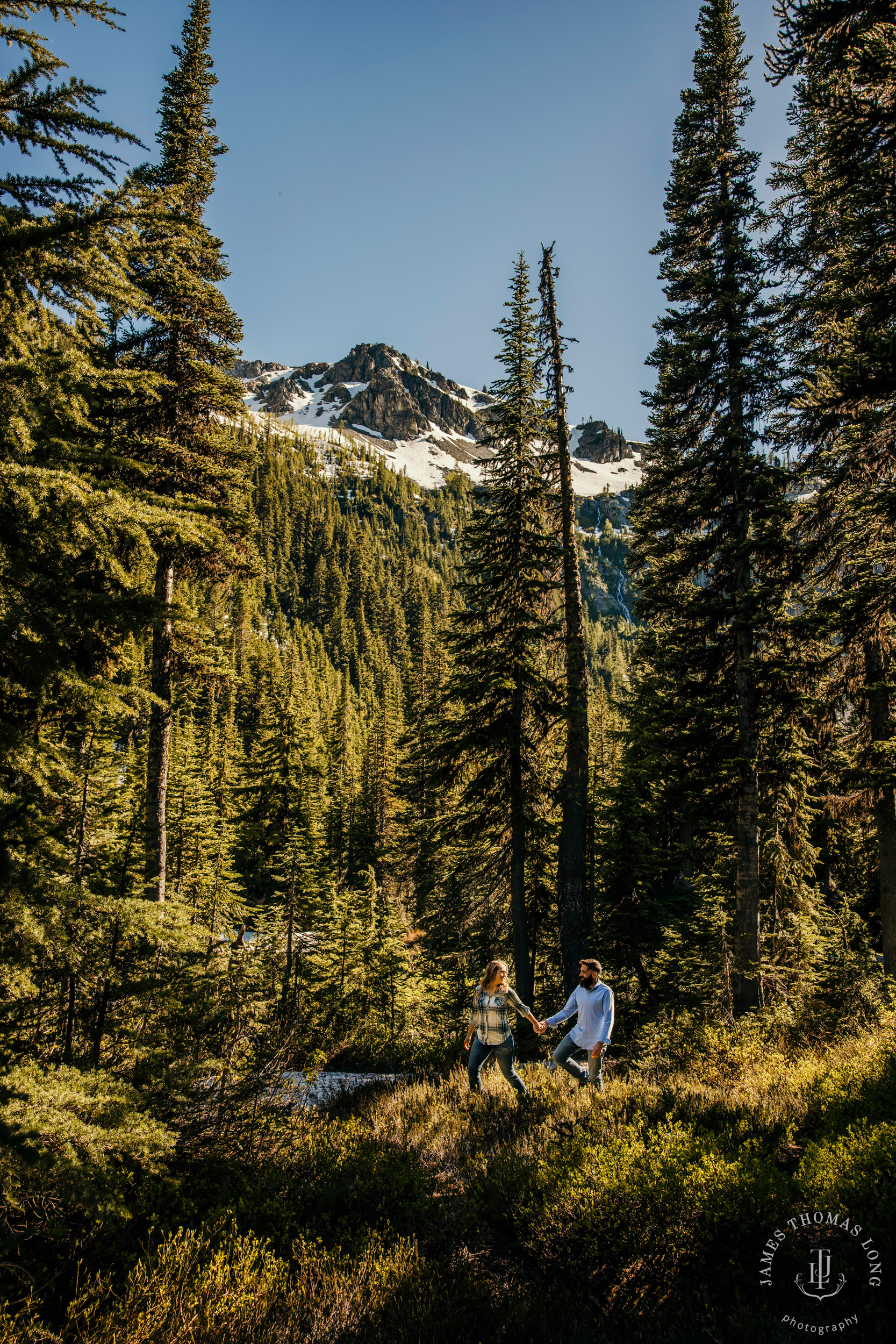 North Cascades adventure elopement by Seattle adventure elopement photographer James Thomas Long Photography