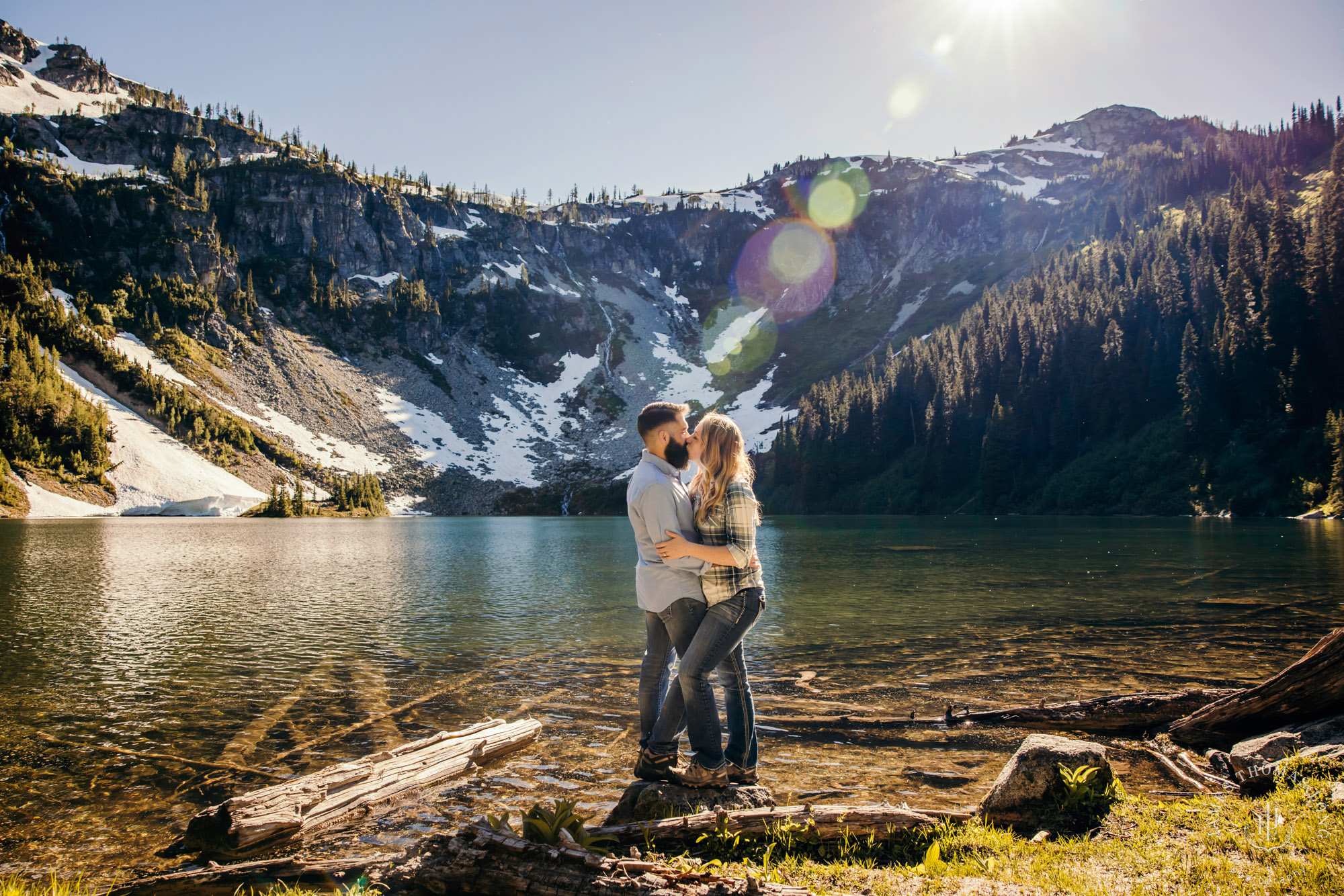 North Cascades adventure elopement by Seattle adventure elopement photographer James Thomas Long Photography