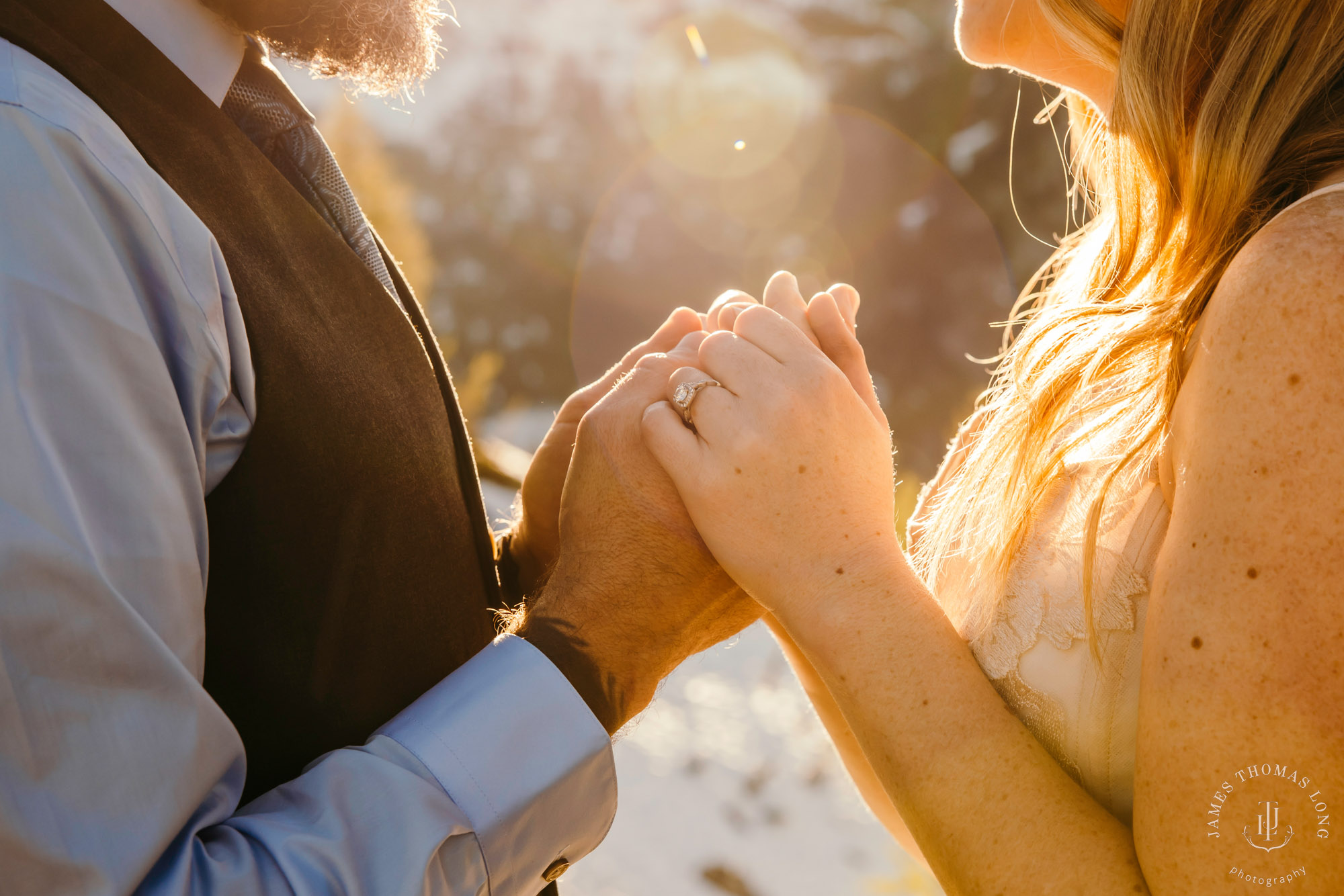 North Cascades adventure elopement by Seattle adventure elopement photographer James Thomas Long Photography