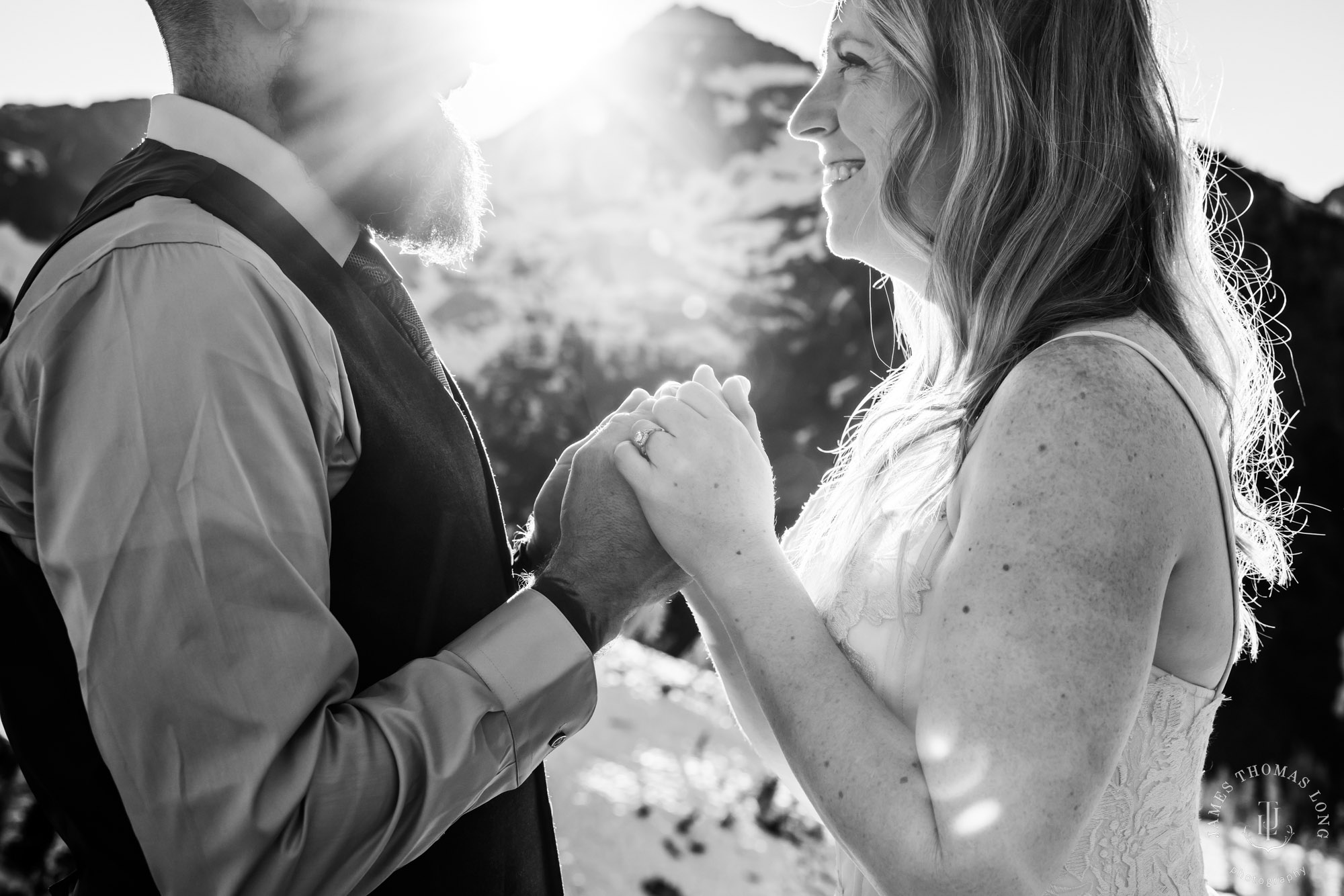 North Cascades adventure elopement by Seattle adventure elopement photographer James Thomas Long Photography