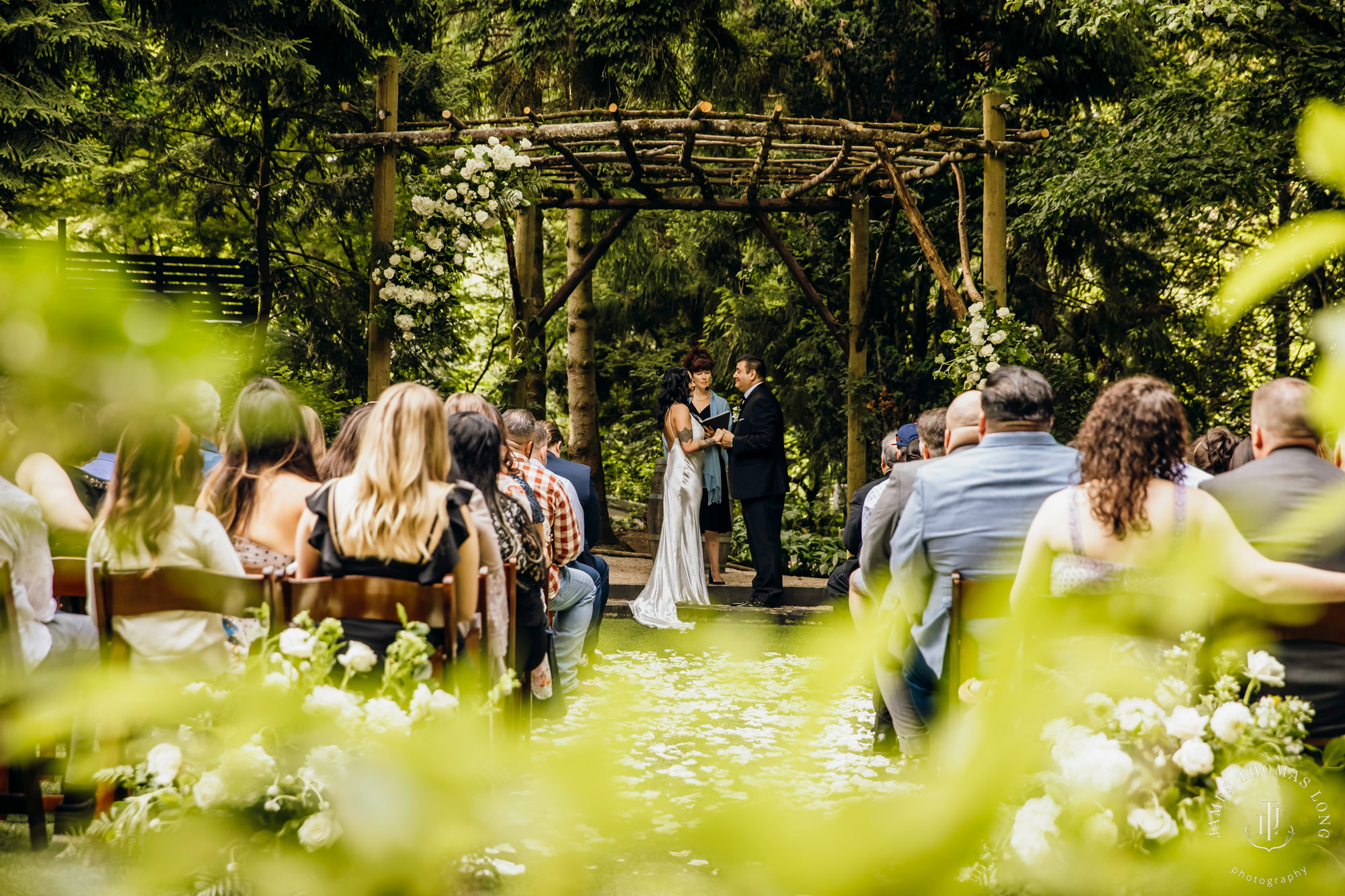 JM Cellars Woodinville wedding by Snoqualmie wedding photographer James Thomas Long Photography