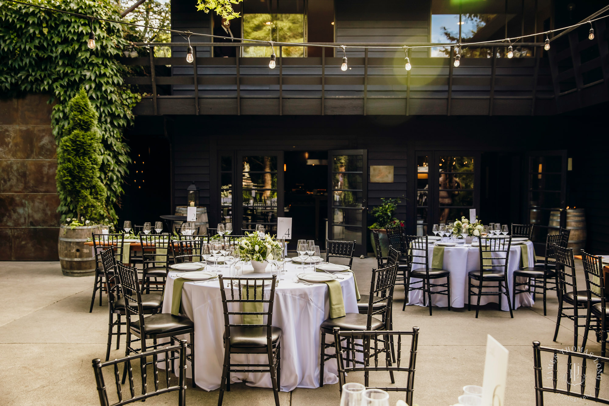 JM Cellars Woodinville wedding by Snoqualmie wedding photographer James Thomas Long Photography