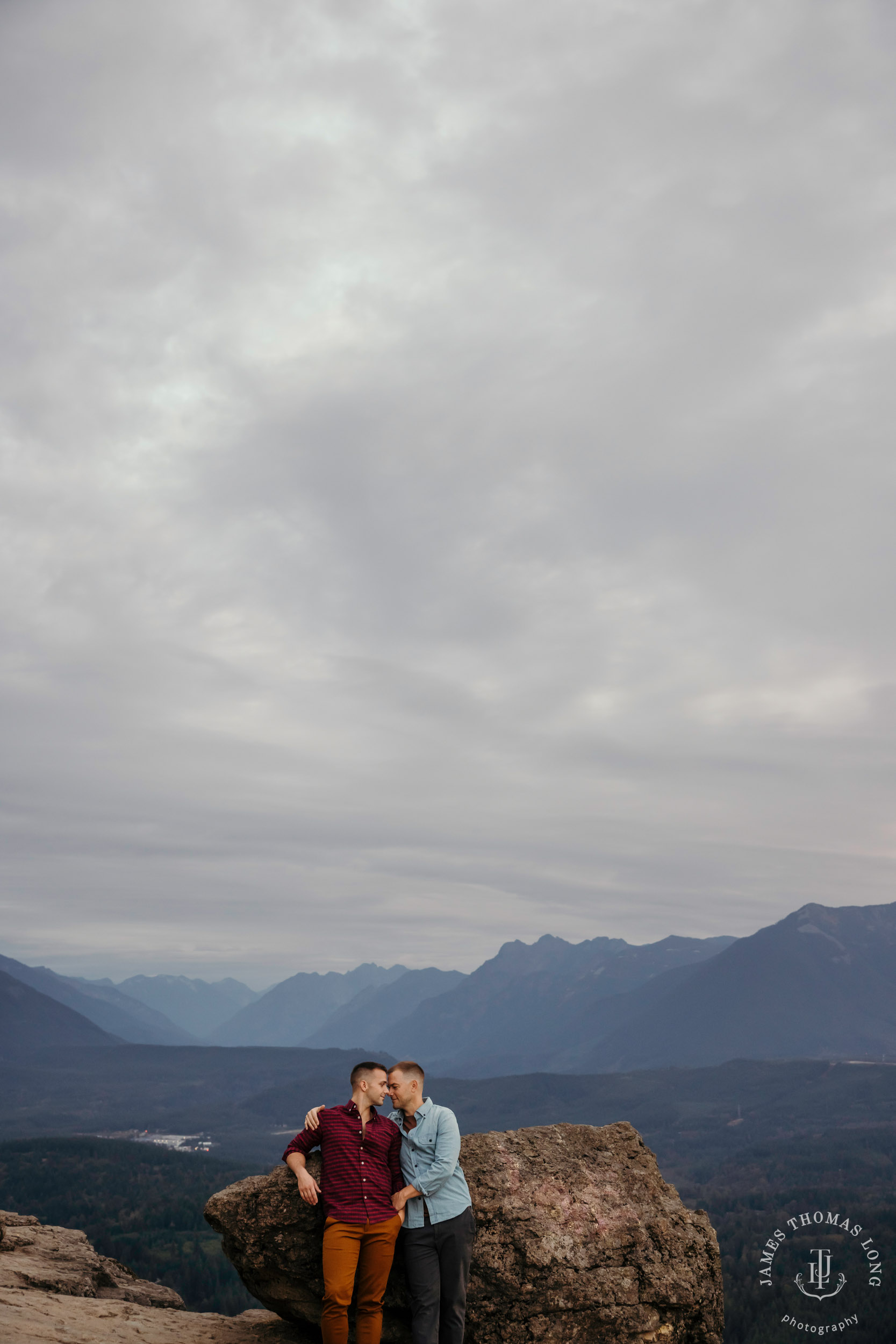 Snoqualmie North Bend adventure engagement session by Snoqualmie adventure wedding photographer James Thomas Long Photography