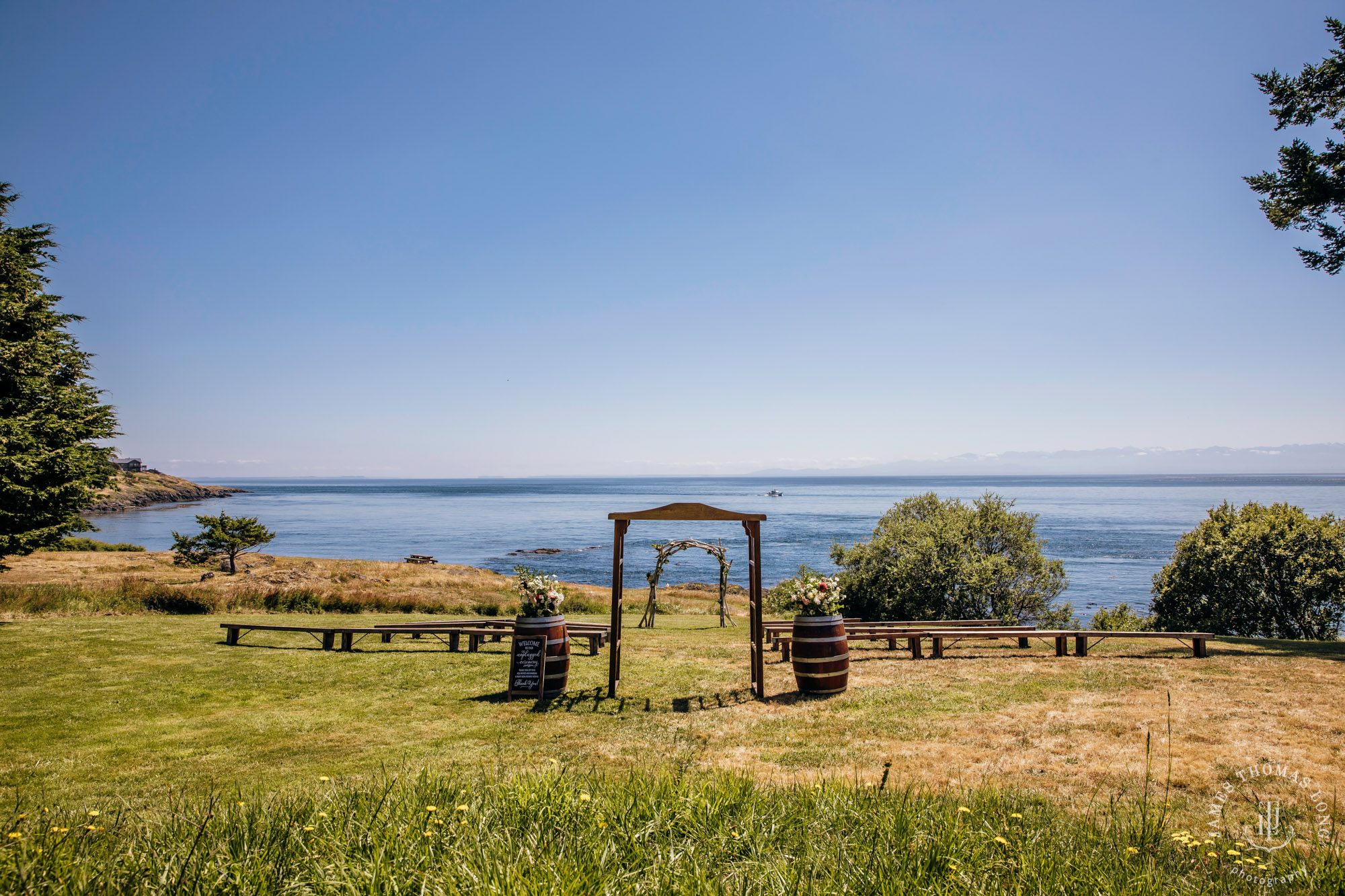 San Juan Island wedding by Seattle wedding photographer James Thomas Long Photography