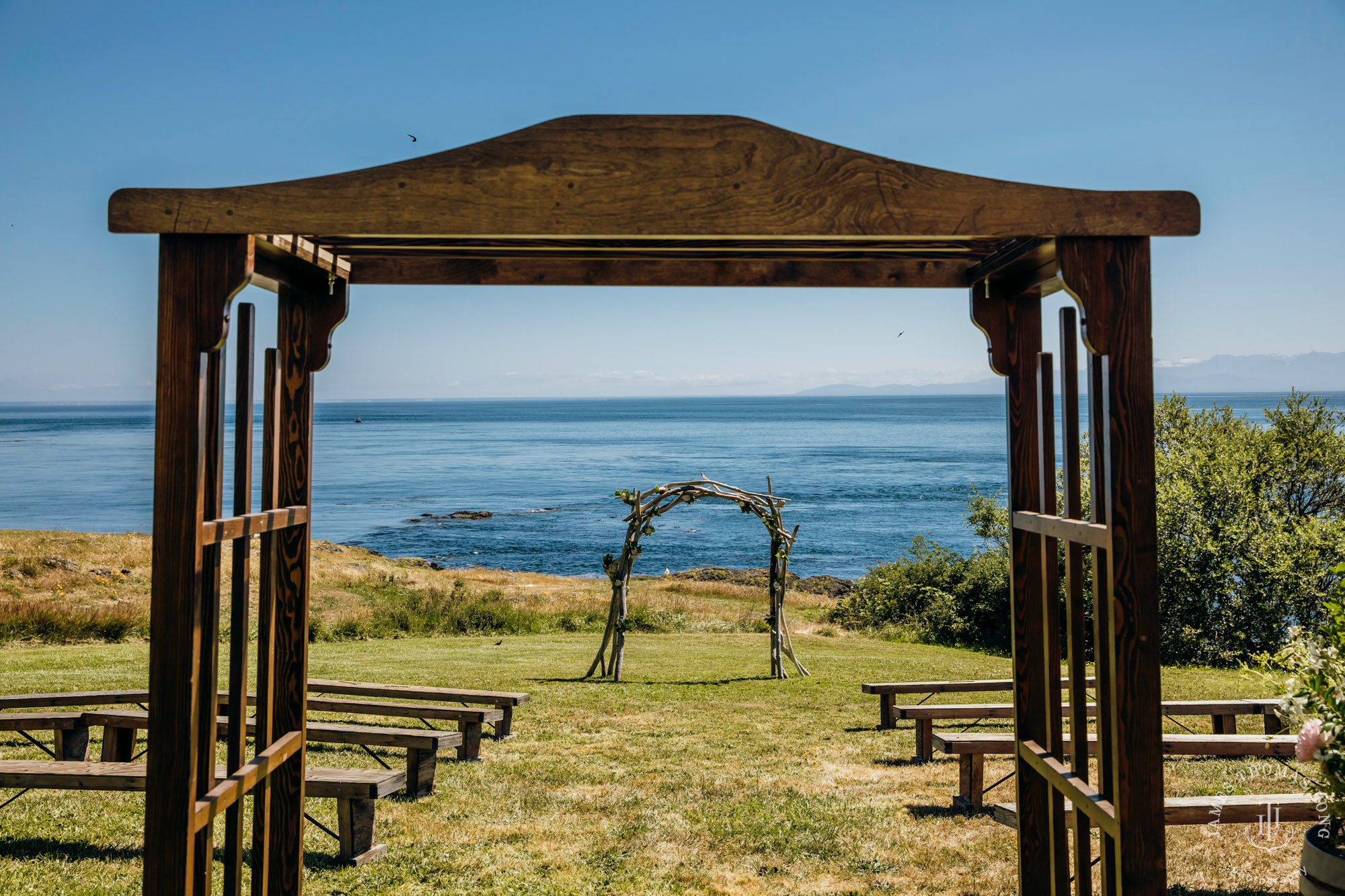 San Juan Island wedding by Seattle wedding photographer James Thomas Long Photography