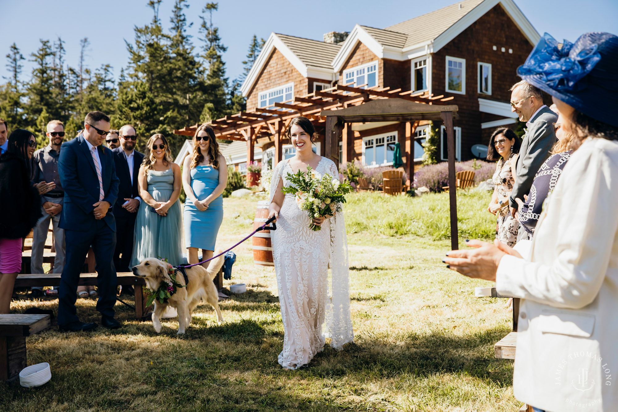 San Juan Island wedding by Seattle wedding photographer James Thomas Long Photography