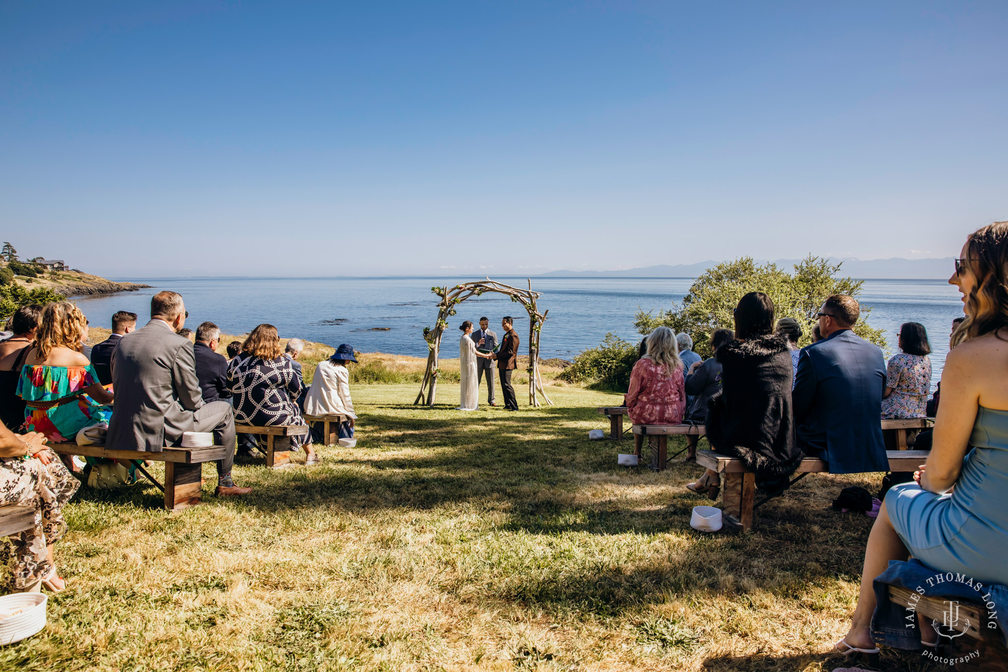 San Juan Island wedding by Seattle wedding photographer James Thomas Long Photography