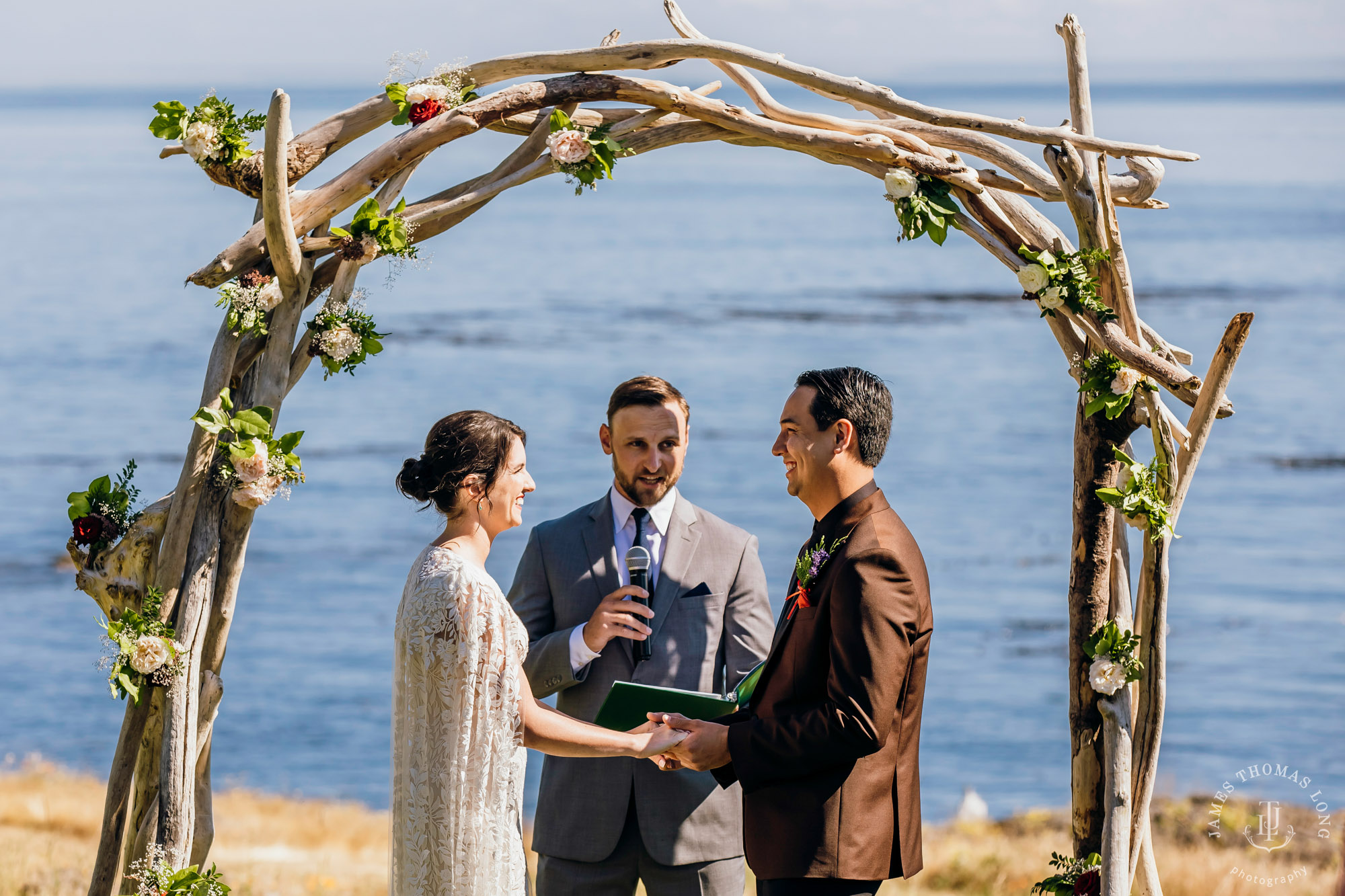San Juan Island wedding by Seattle wedding photographer James Thomas Long Photography