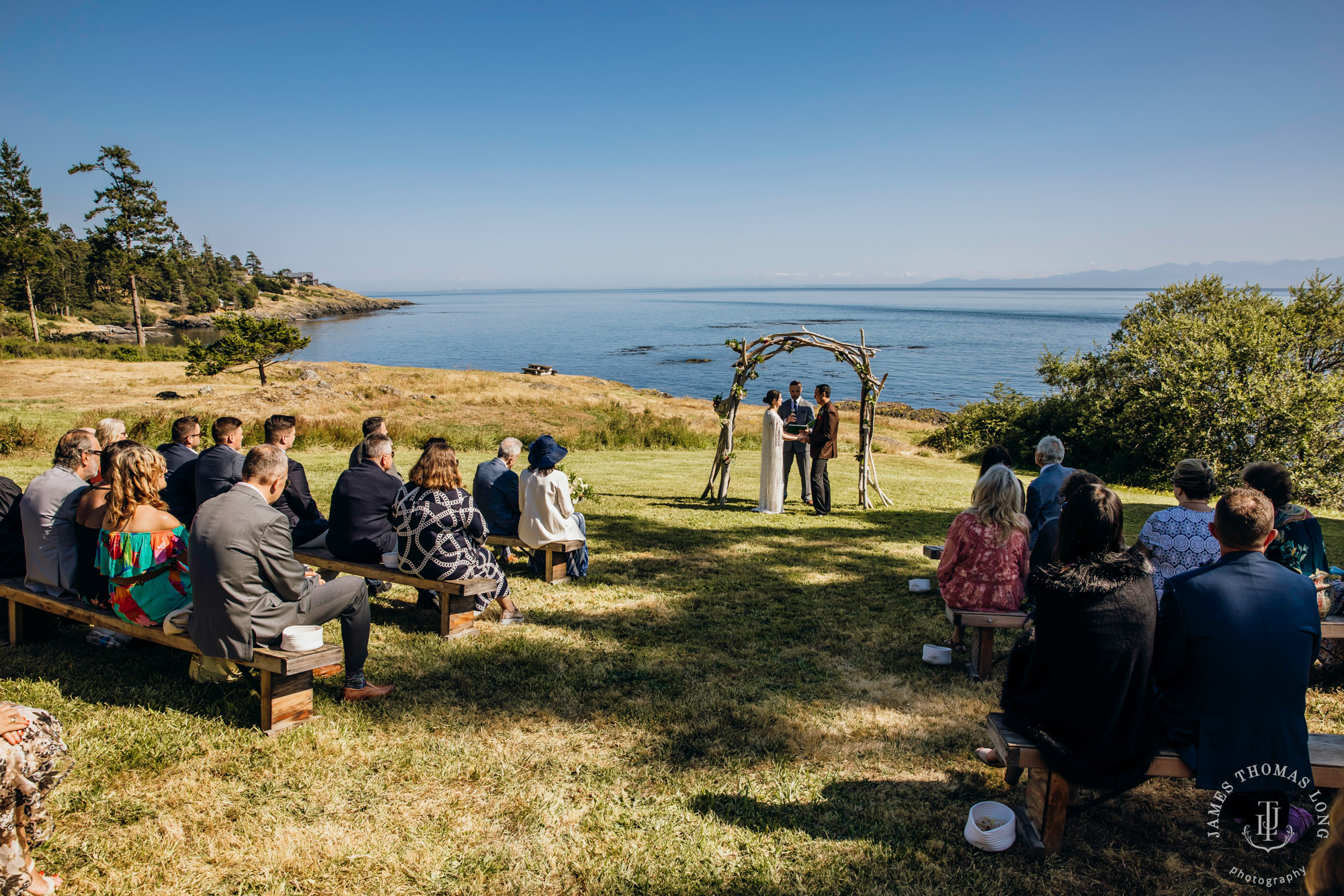 San Juan Island wedding by Seattle wedding photographer James Thomas Long Photography