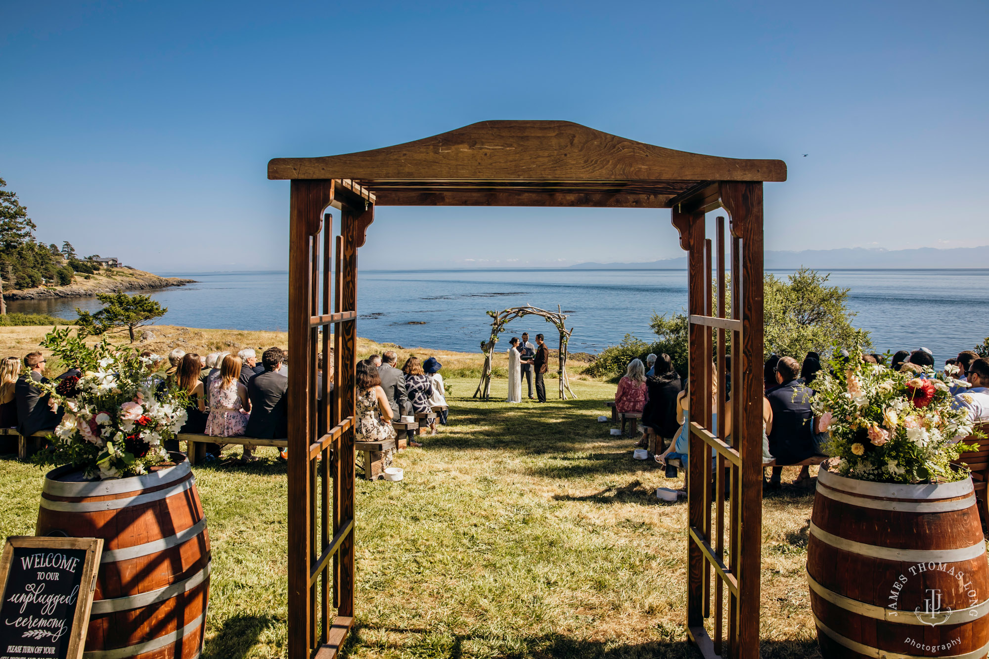 San Juan Island wedding by Seattle wedding photographer James Thomas Long Photography