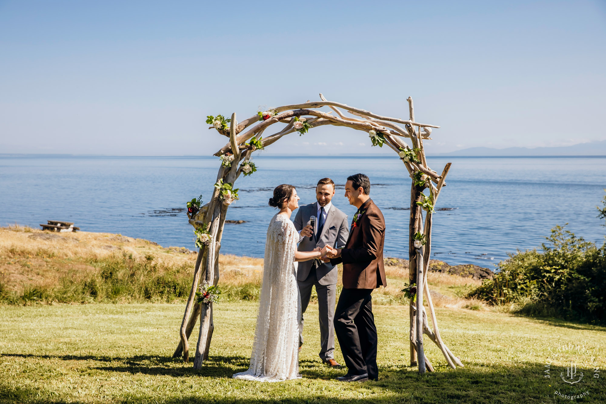 San Juan Island wedding by Seattle wedding photographer James Thomas Long Photography