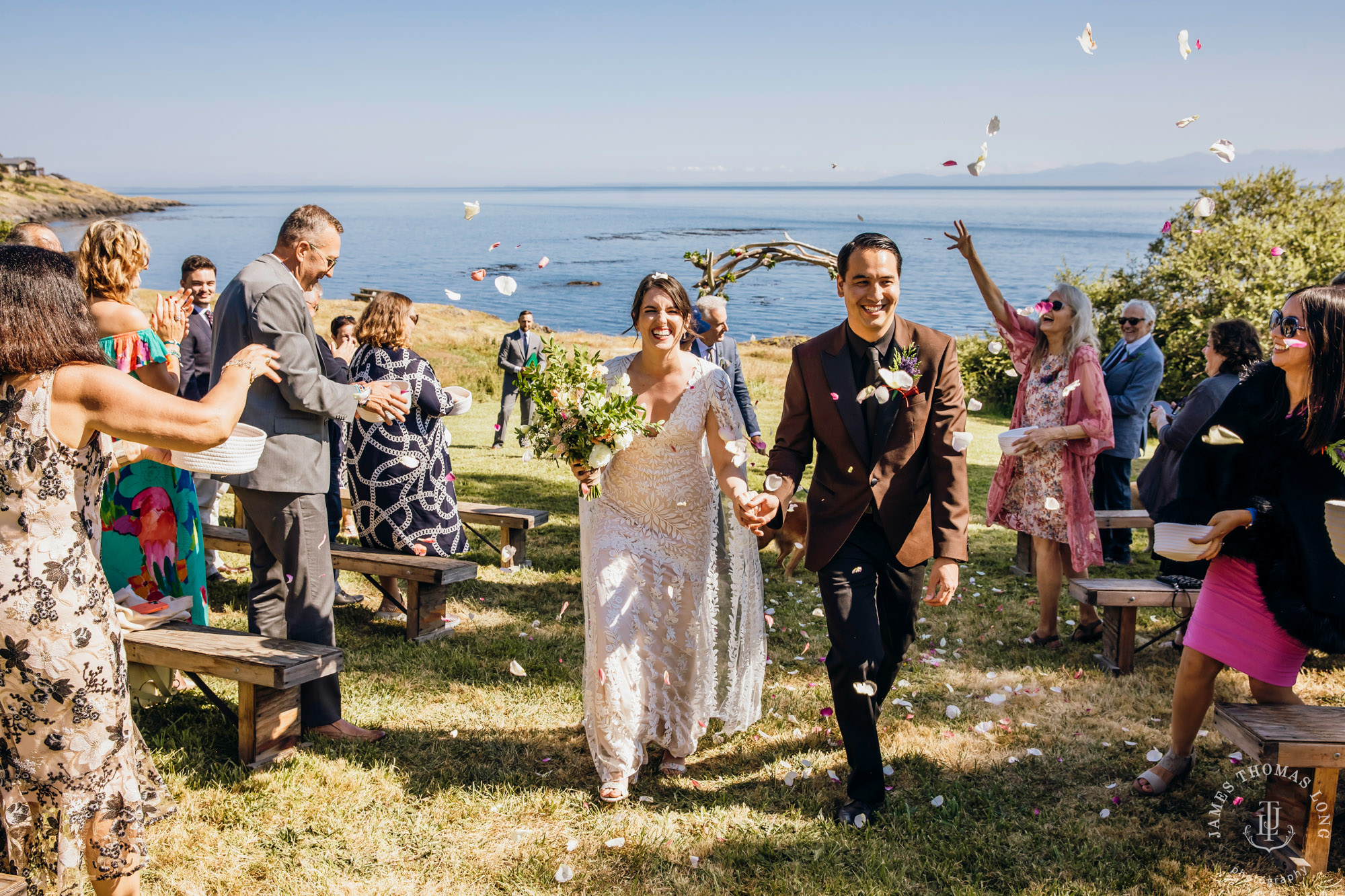 San Juan Island wedding by Seattle wedding photographer James Thomas Long Photography