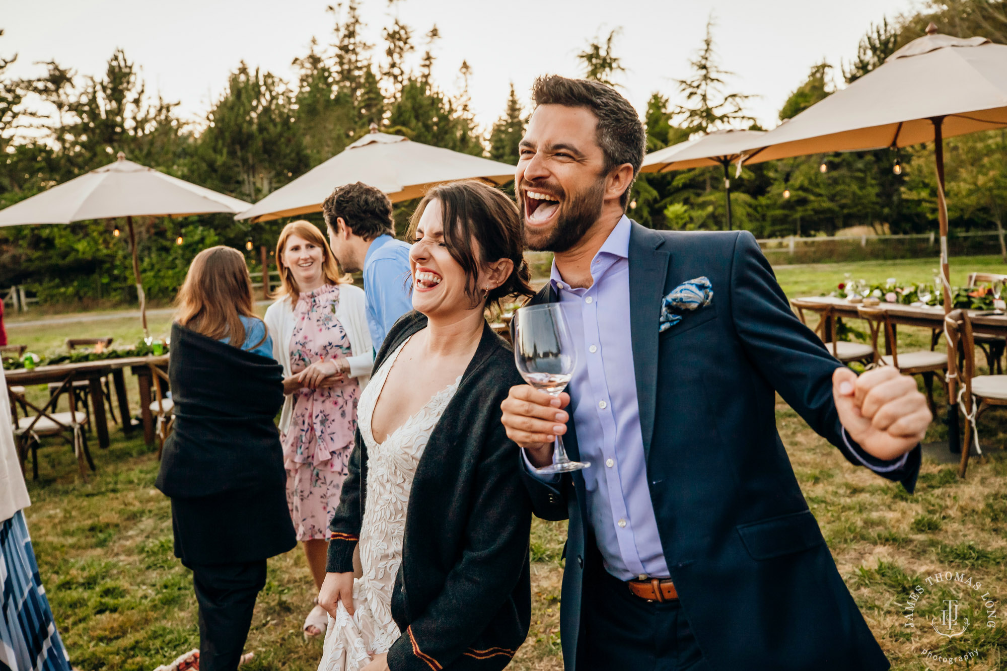 San Juan Island wedding by Seattle wedding photographer James Thomas Long Photography