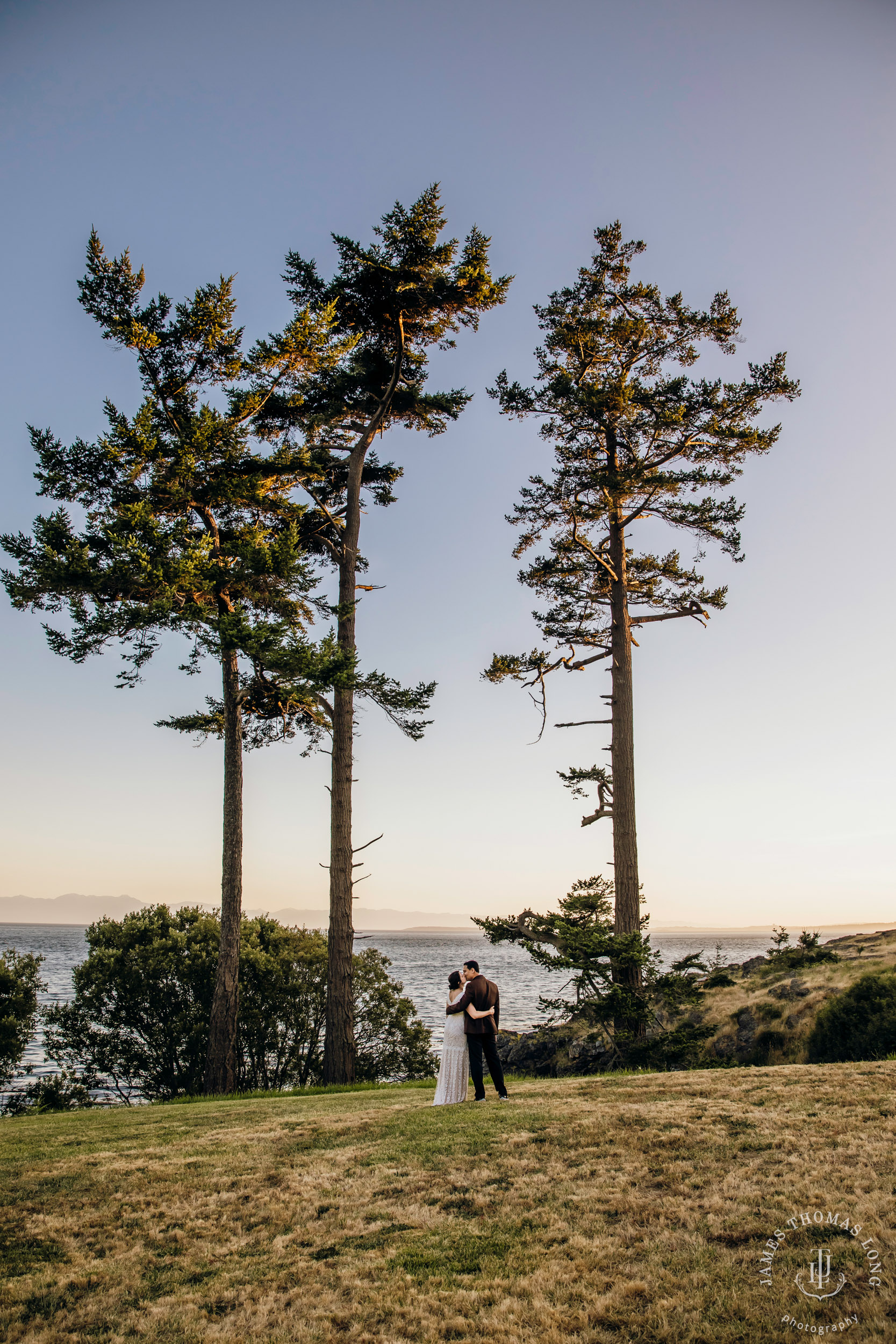 San Juan Island wedding by Seattle wedding photographer James Thomas Long Photography