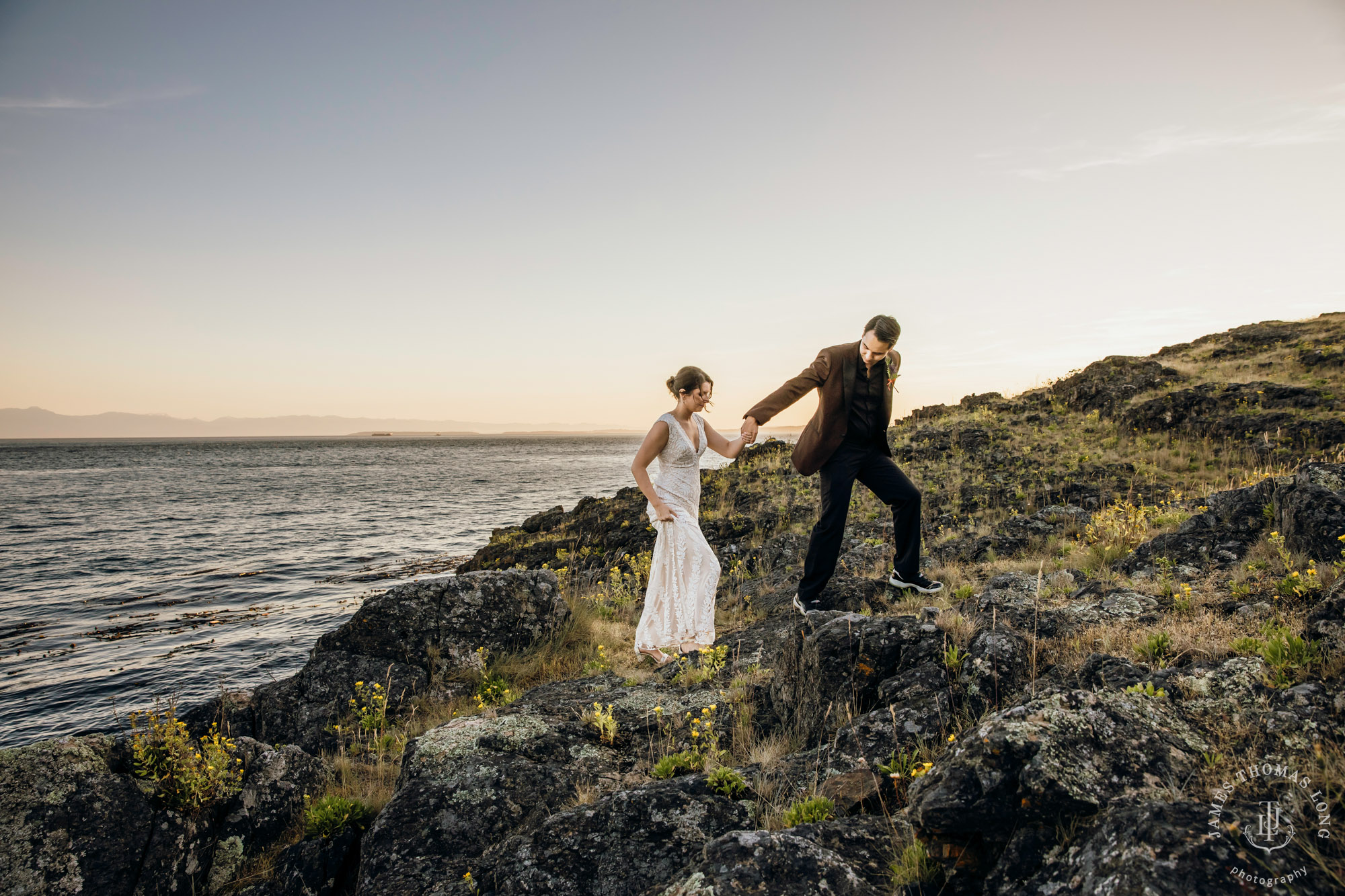 San Juan Island wedding by Seattle wedding photographer James Thomas Long Photography