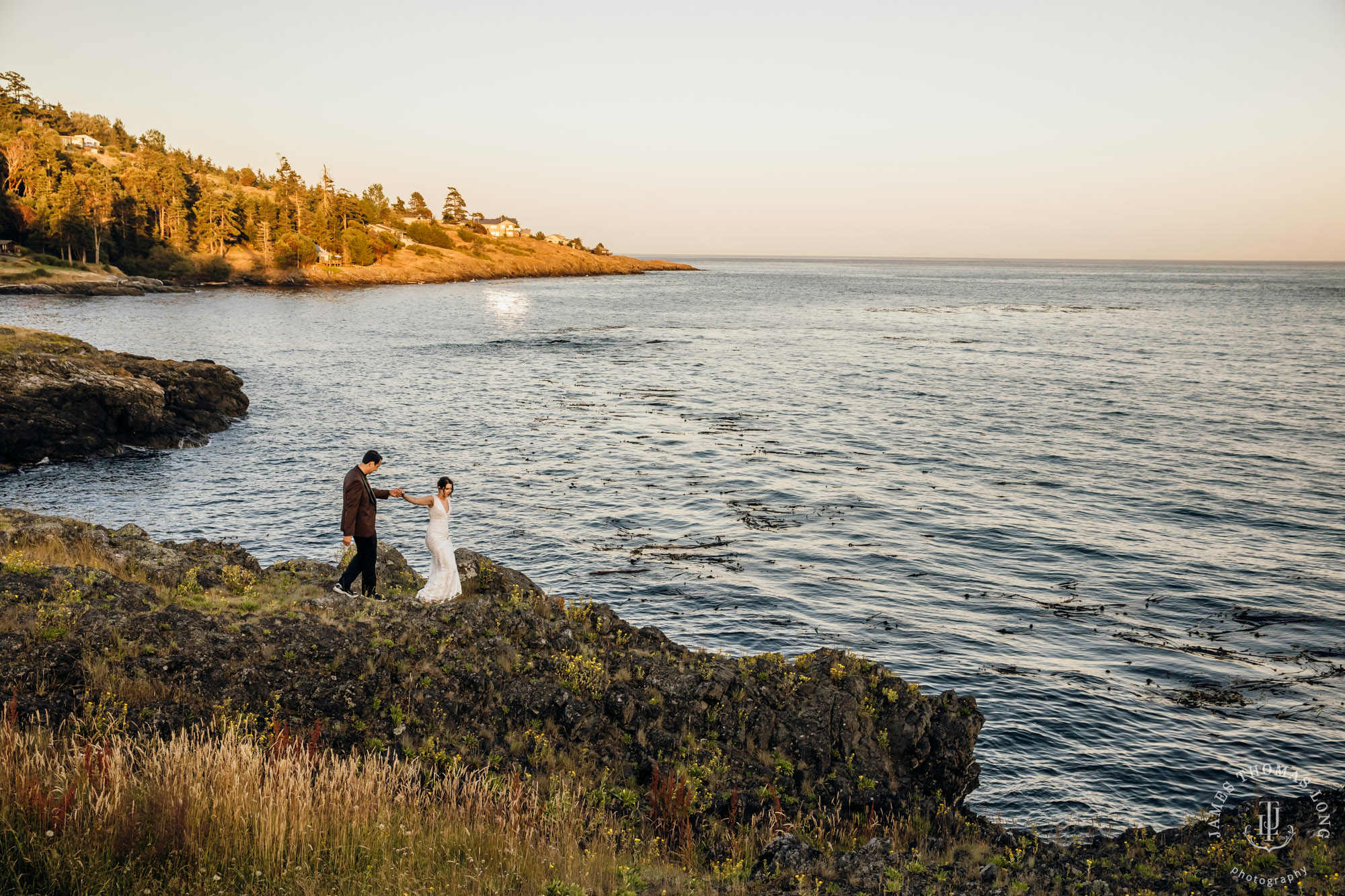 San Juan Island wedding by Seattle wedding photographer James Thomas Long Photography