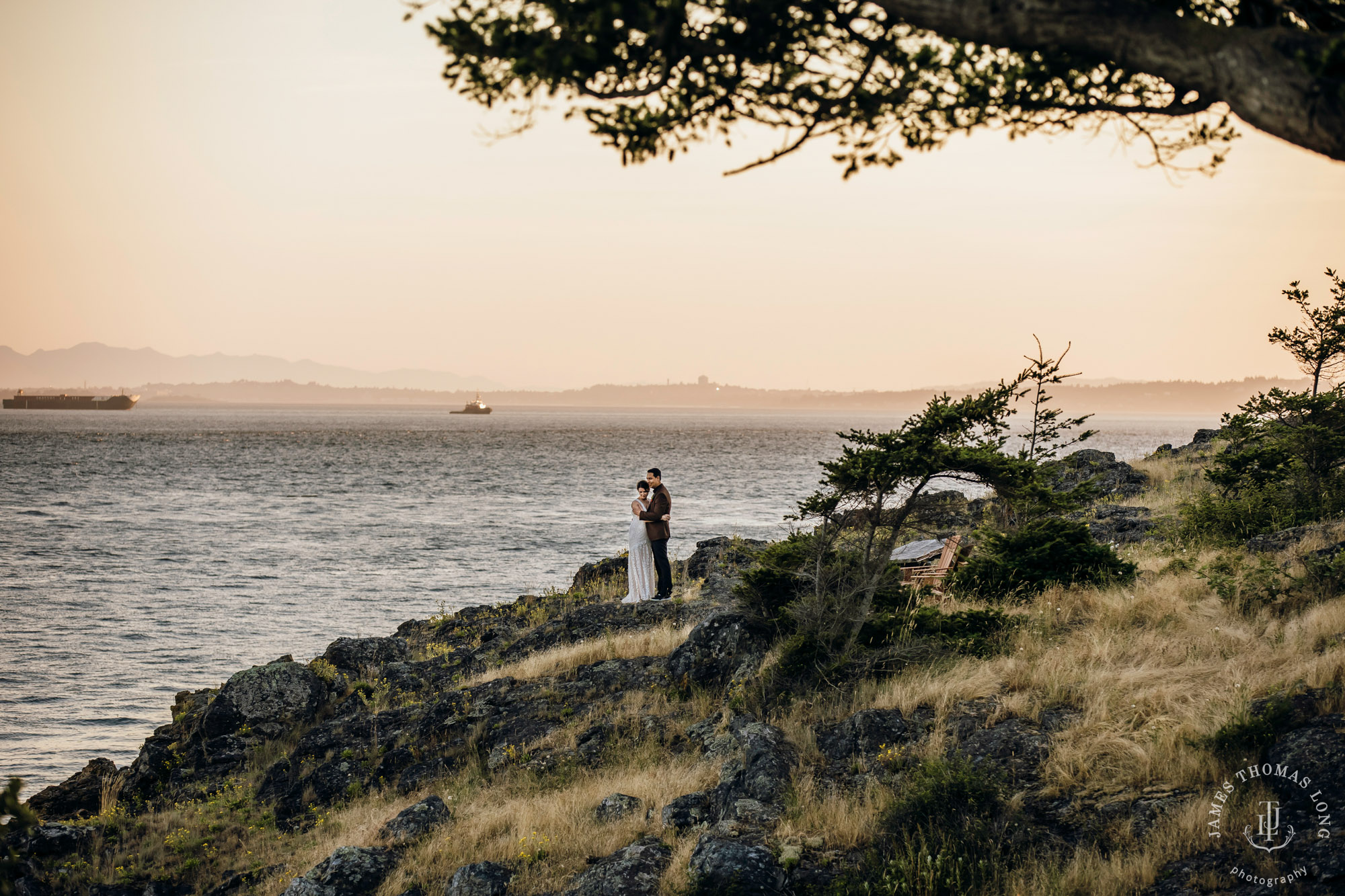 San Juan Island wedding by Seattle wedding photographer James Thomas Long Photography