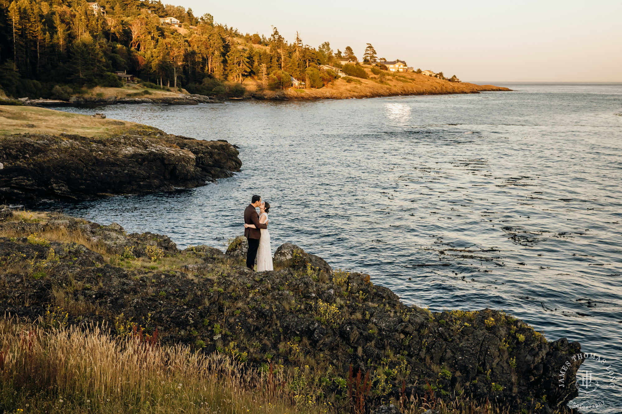 San Juan Island wedding by Seattle wedding photographer James Thomas Long Photography