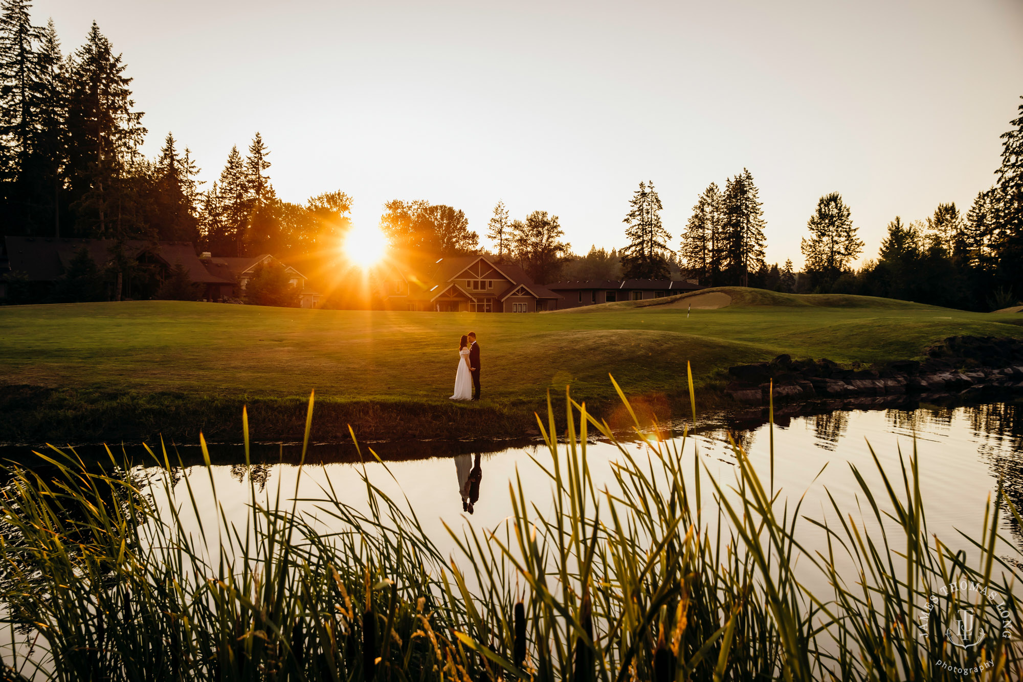 Echo Falls Snohomish wedding by Seattle wedding photographer James Thomas Long Photography