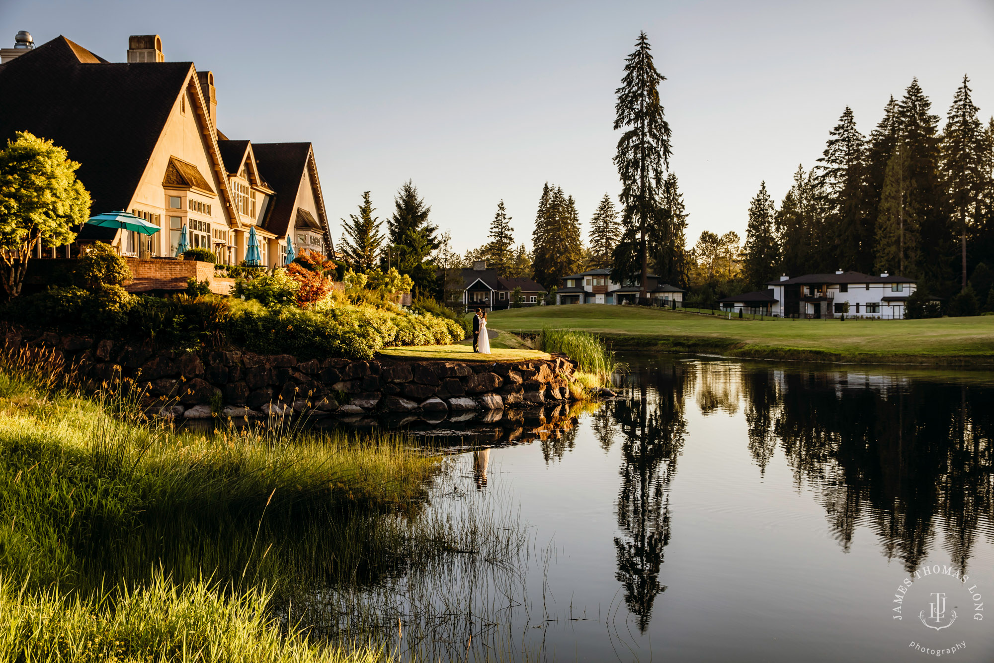 Echo Falls Snohomish wedding by Seattle wedding photographer James Thomas Long Photography