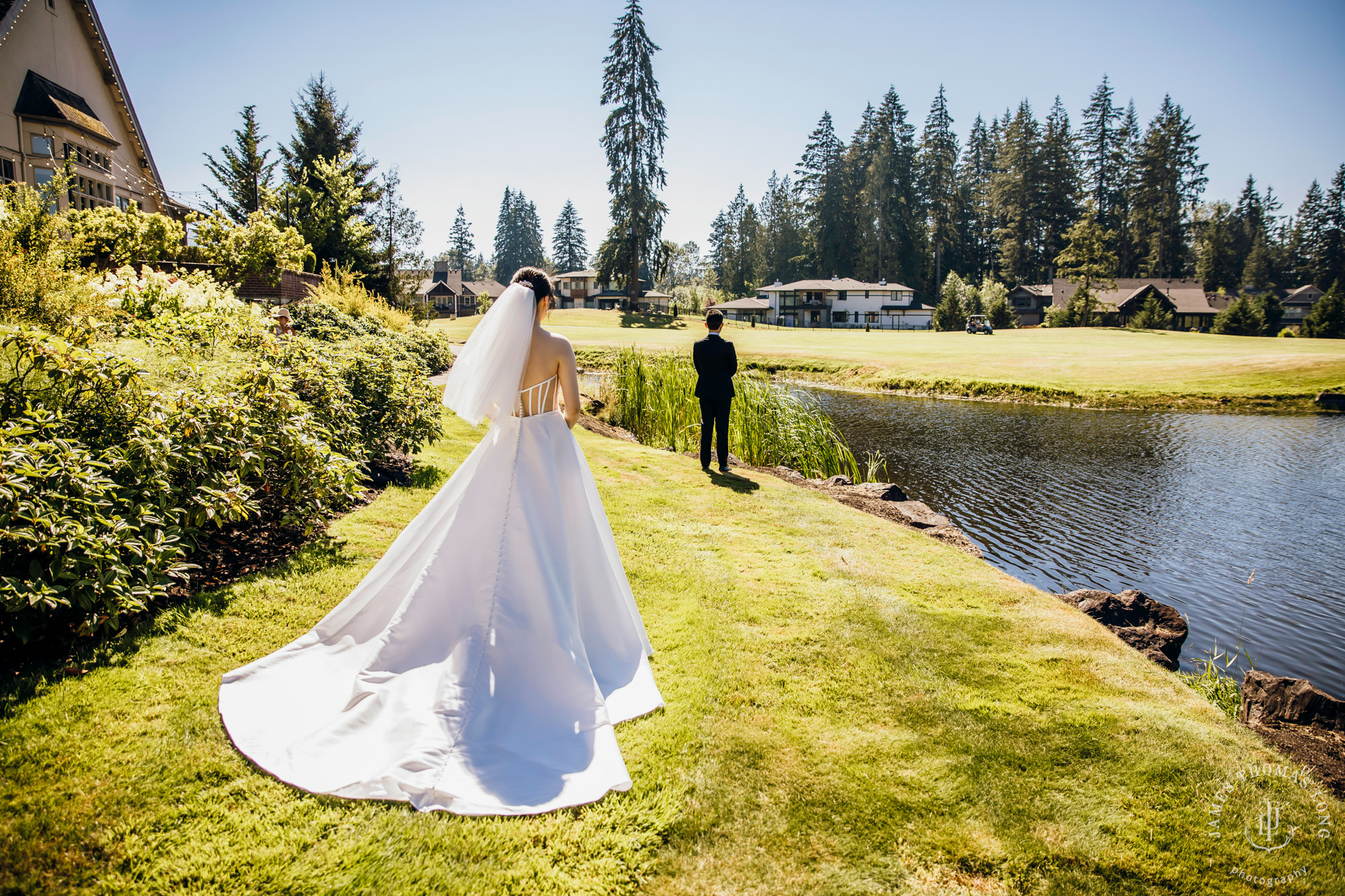 Echo Falls Snohomish wedding by Seattle wedding photographer James Thomas Long Photography