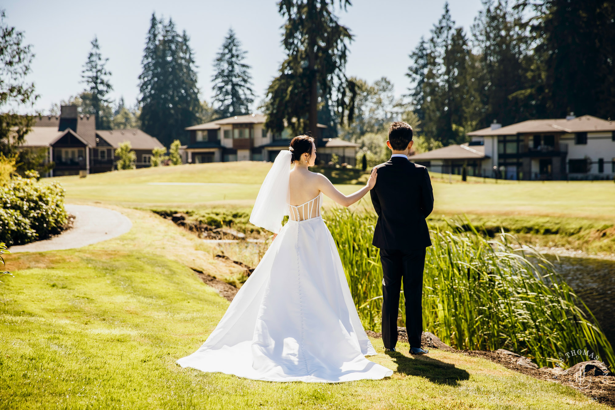 Echo Falls Snohomish wedding by Seattle wedding photographer James Thomas Long Photography