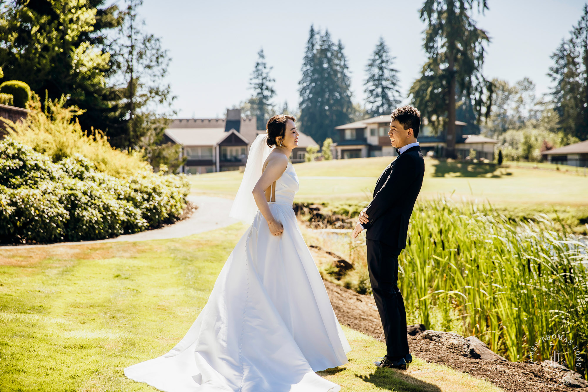 Echo Falls Snohomish wedding by Seattle wedding photographer James Thomas Long Photography