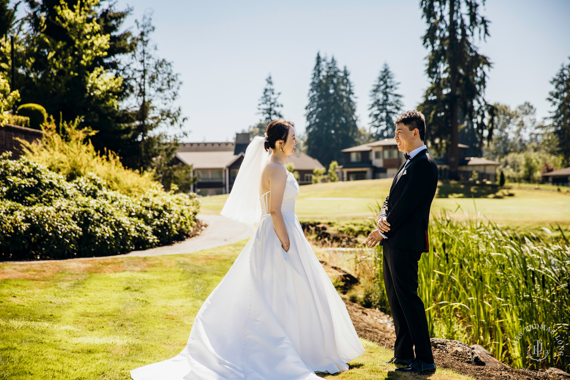 Echo Falls Snohomish wedding by Seattle wedding photographer James Thomas Long Photography