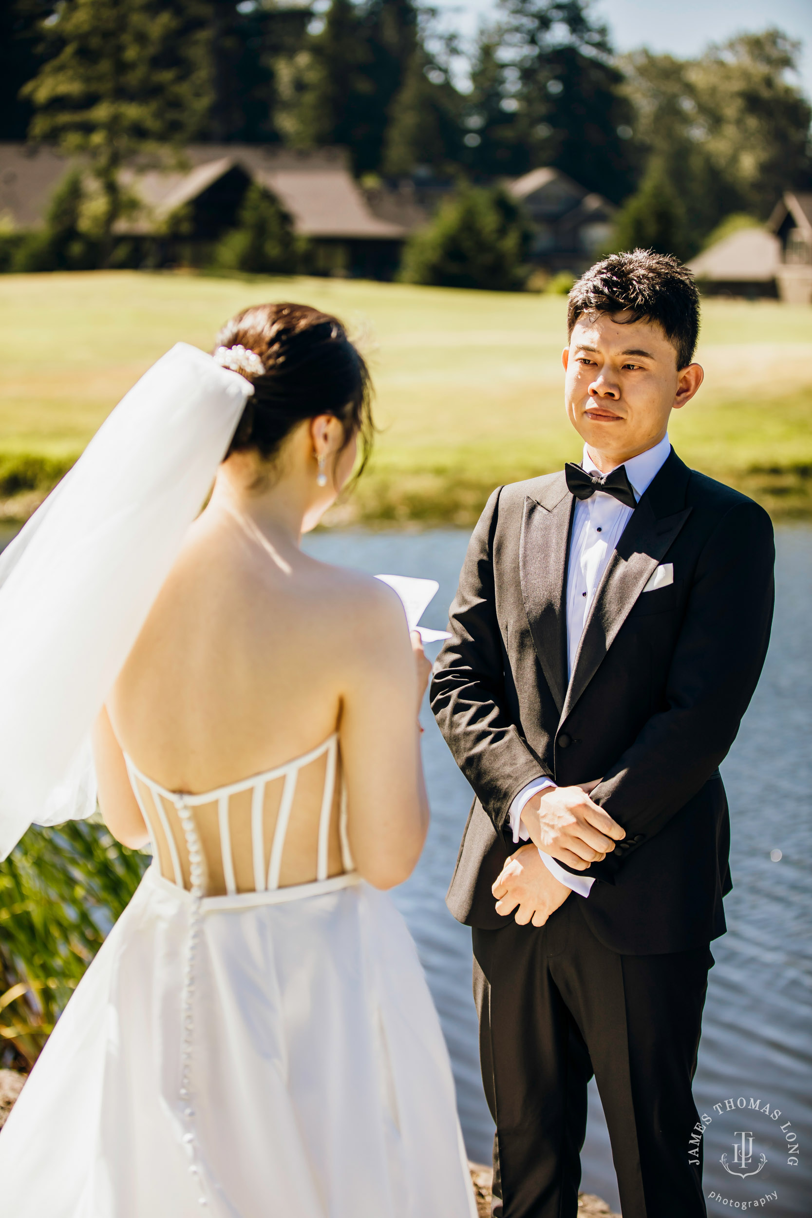 Echo Falls Snohomish wedding by Seattle wedding photographer James Thomas Long Photography