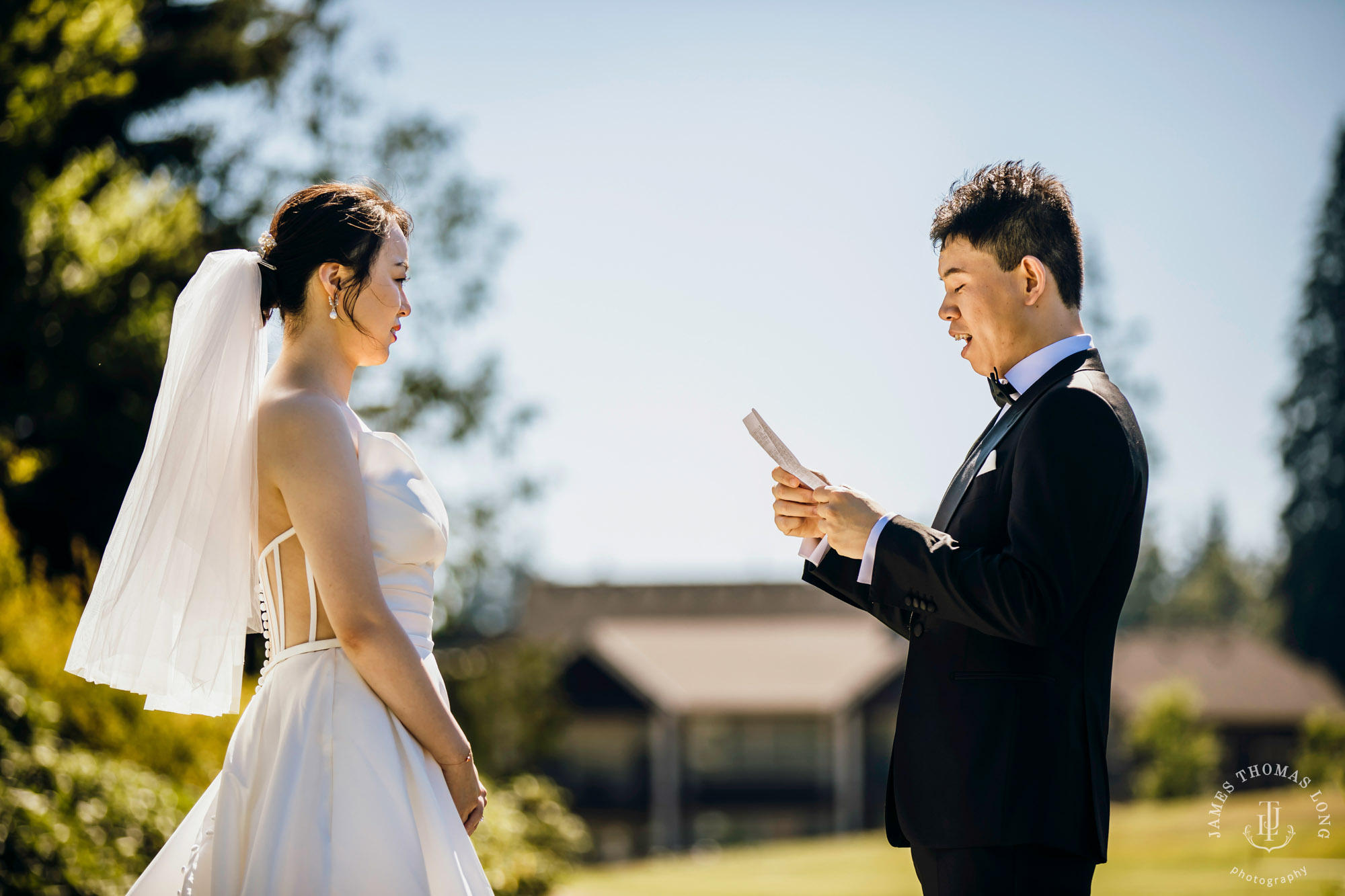 Echo Falls Snohomish wedding by Seattle wedding photographer James Thomas Long Photography