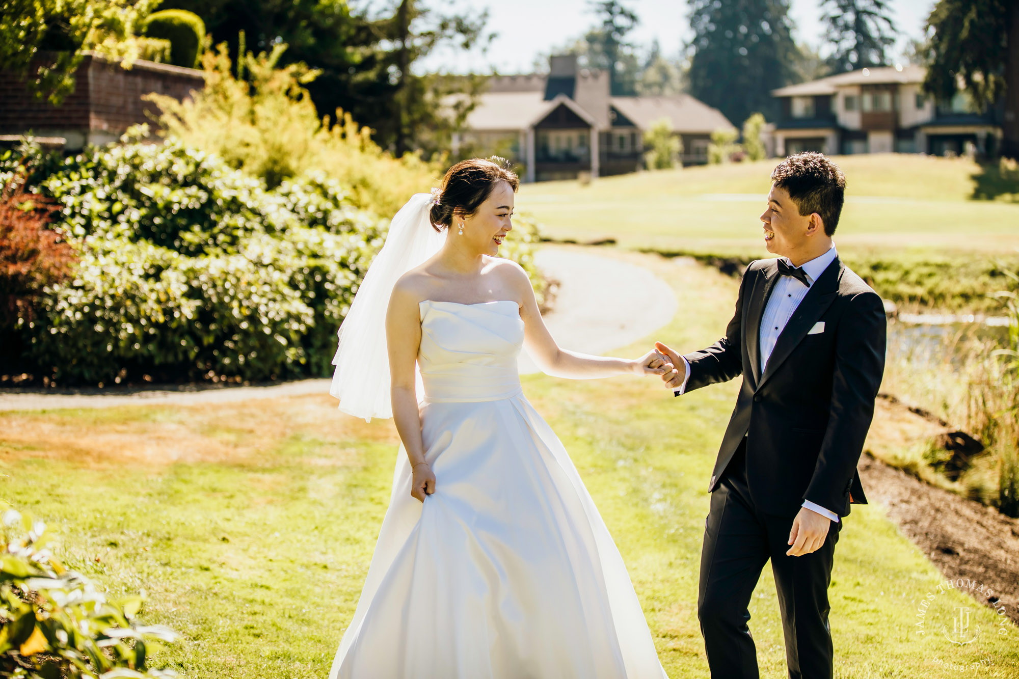 Echo Falls Snohomish wedding by Seattle wedding photographer James Thomas Long Photography