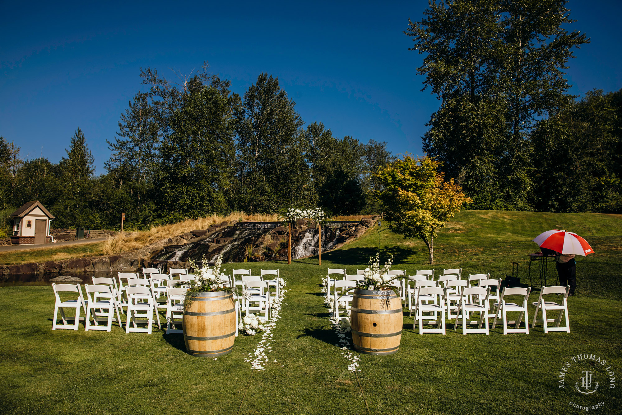 Echo Falls Snohomish wedding by Seattle wedding photographer James Thomas Long Photography