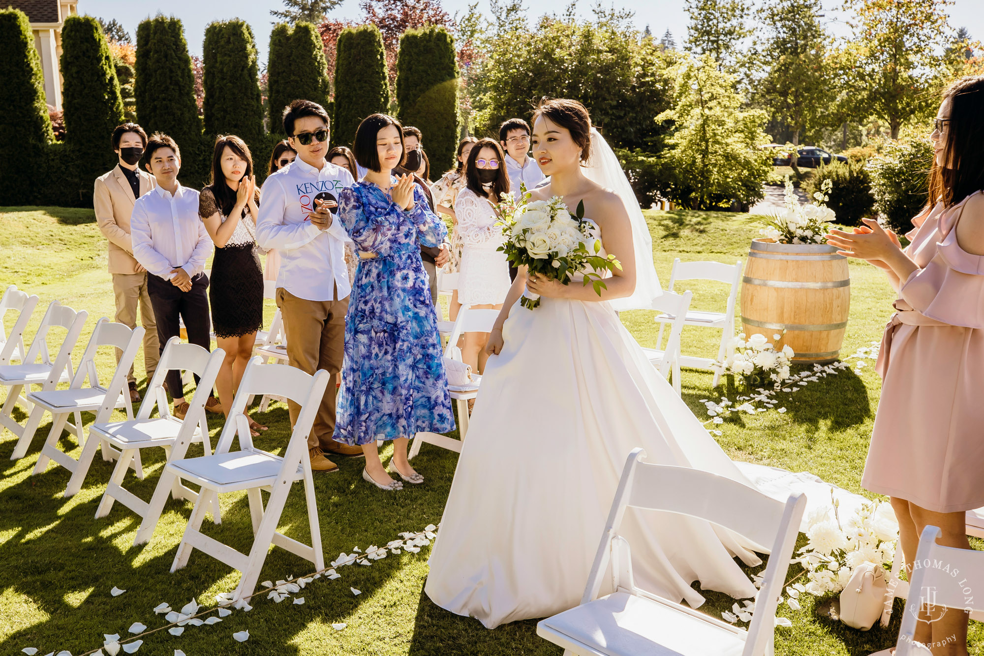 Echo Falls Snohomish wedding by Seattle wedding photographer James Thomas Long Photography