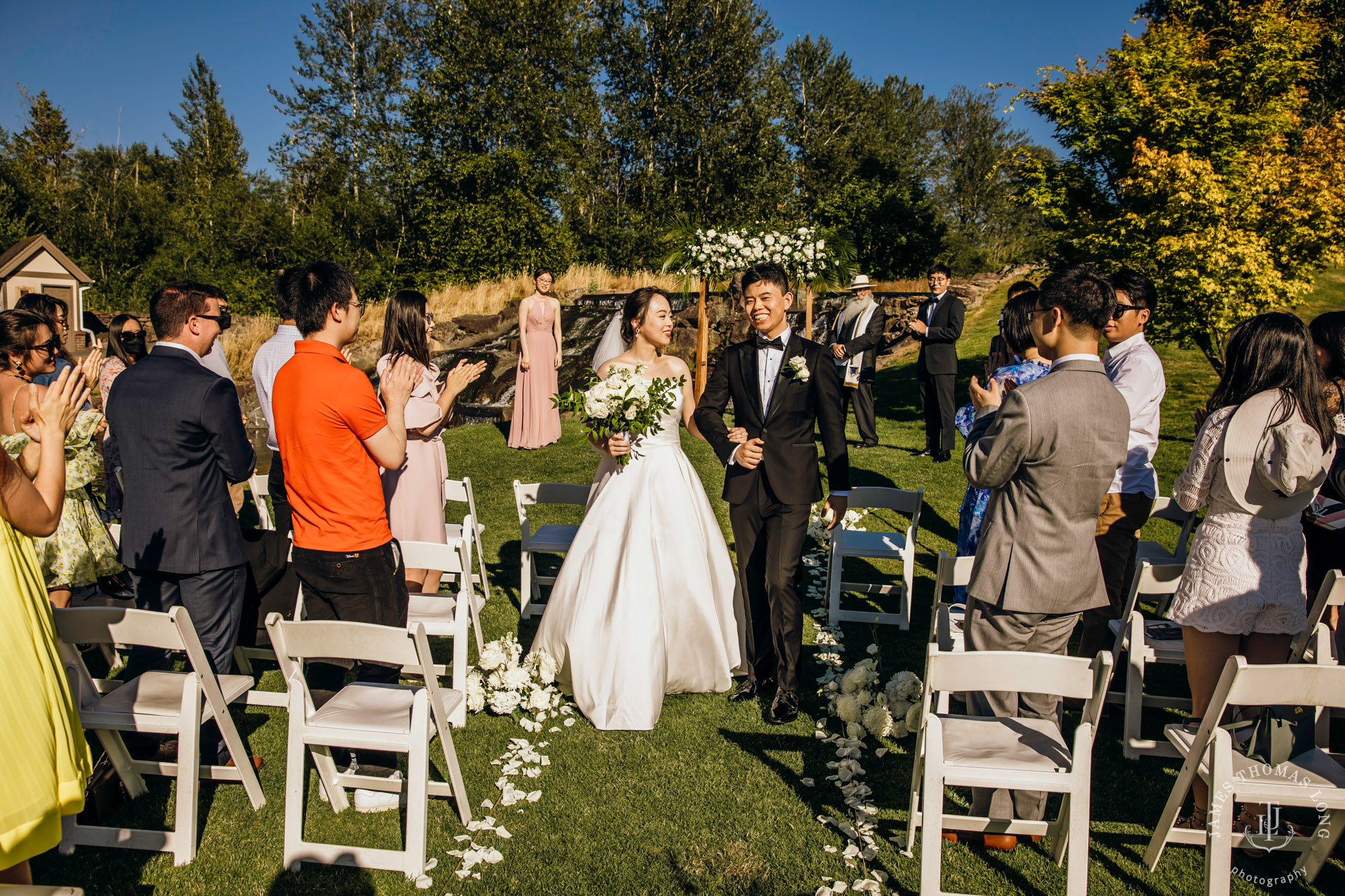 Echo Falls Snohomish wedding by Seattle wedding photographer James Thomas Long Photography