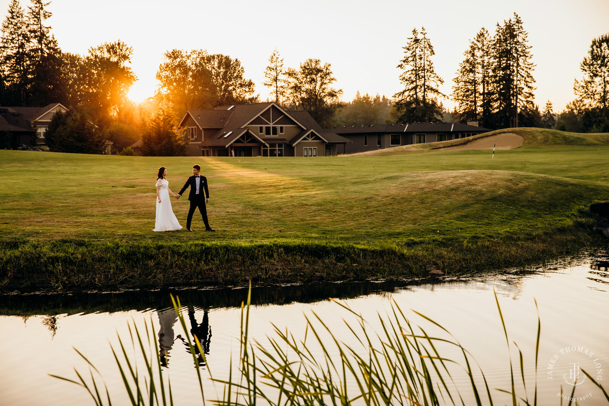 Echo Falls Snohomish wedding by Seattle wedding photographer James Thomas Long Photography