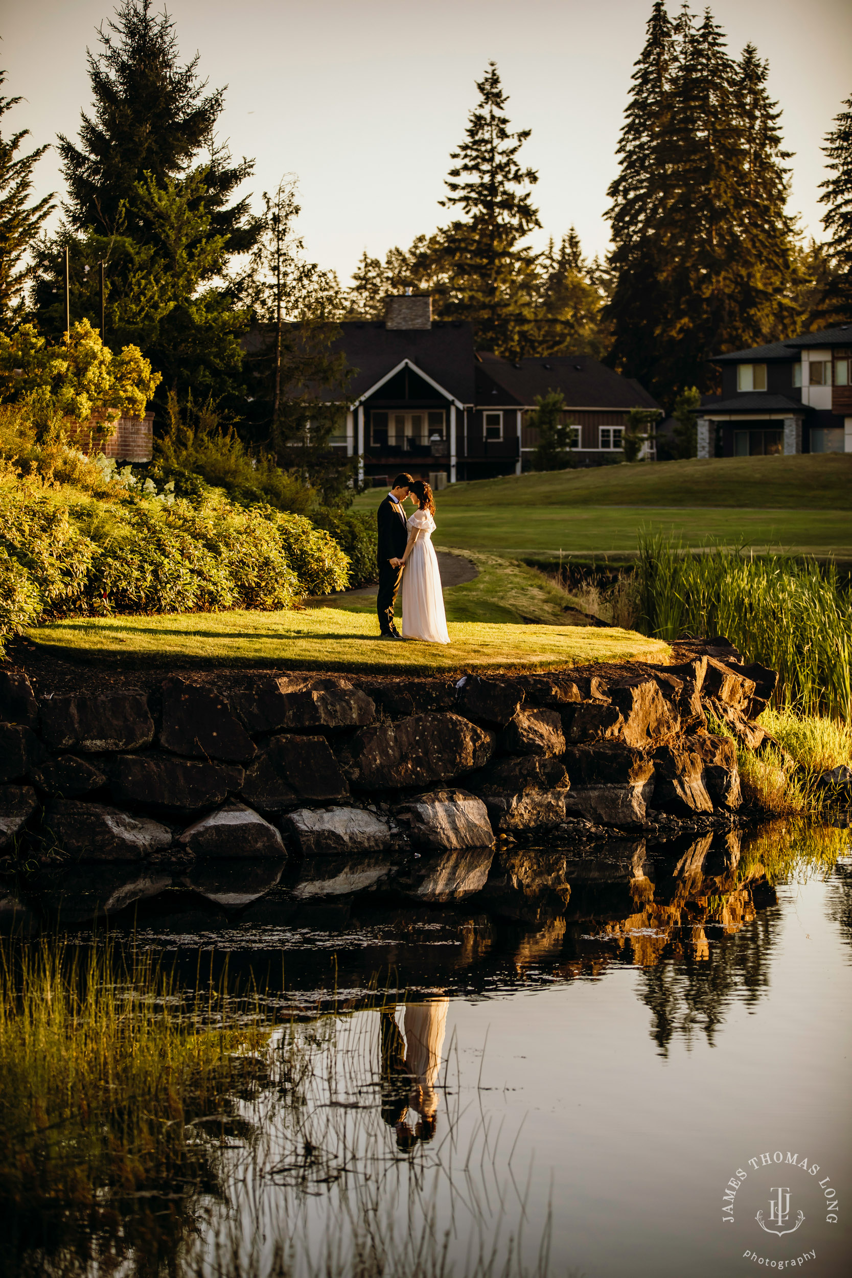 Echo Falls Snohomish wedding by Seattle wedding photographer James Thomas Long Photography