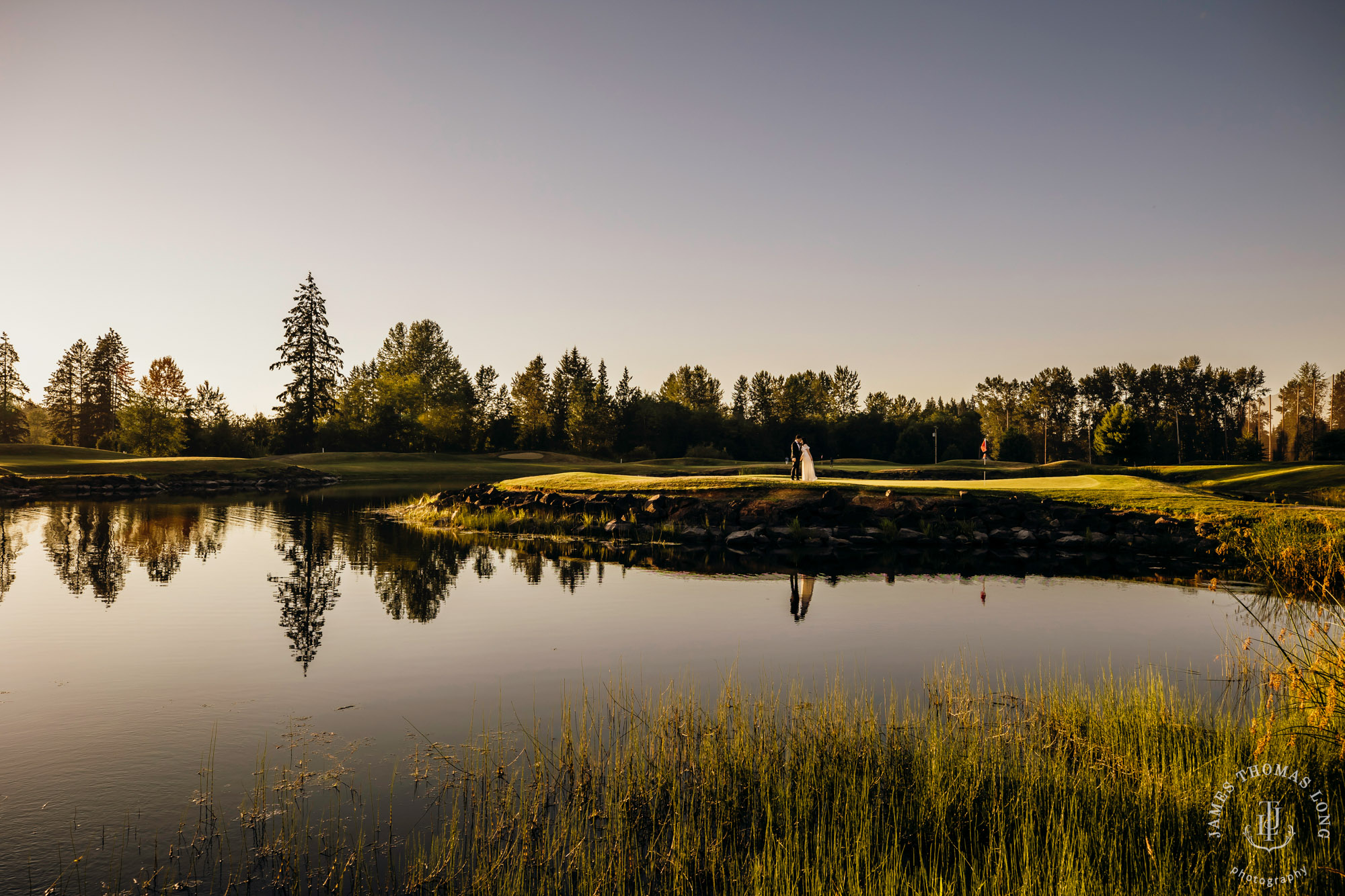 Echo Falls Snohomish wedding by Seattle wedding photographer James Thomas Long Photography