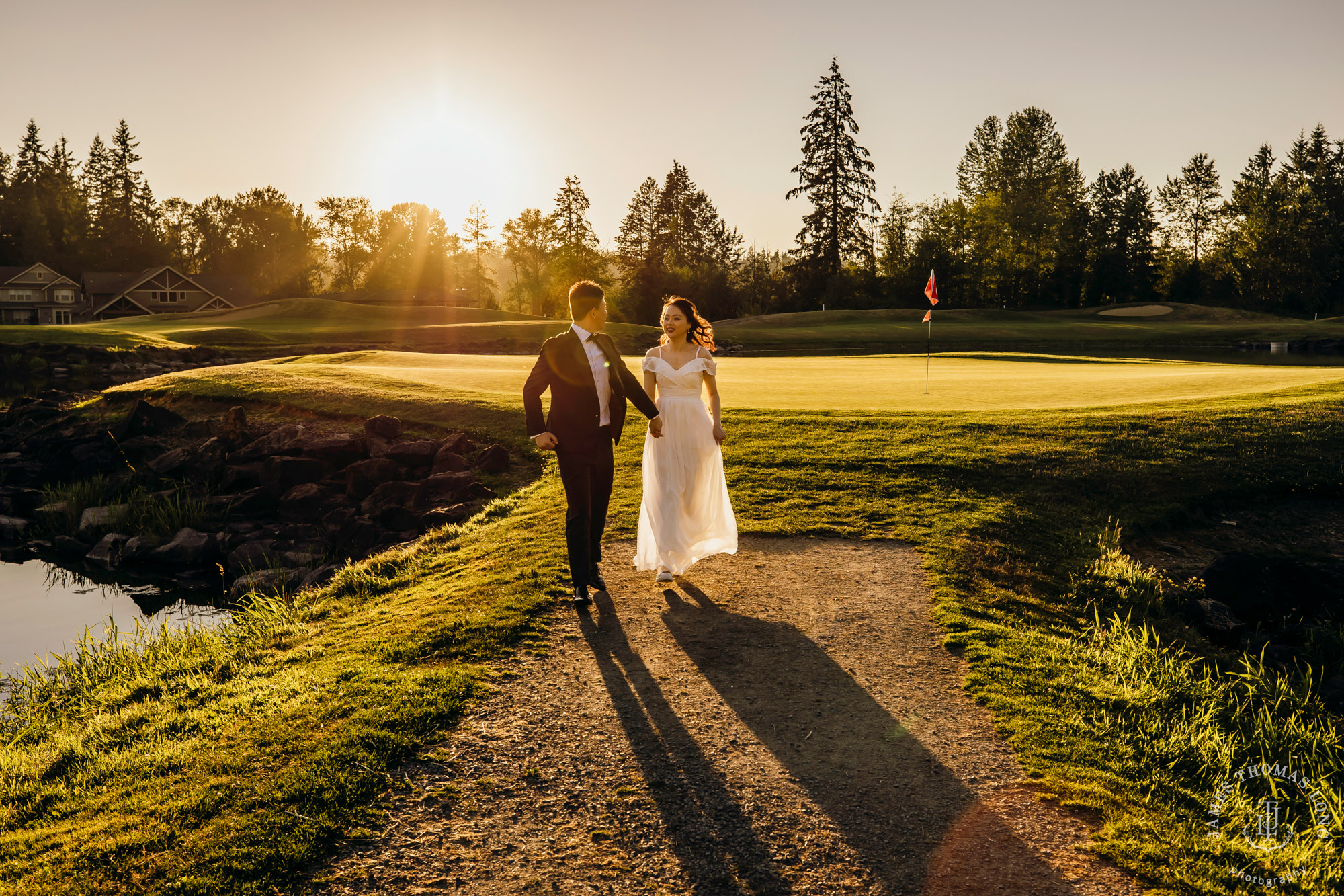 Echo Falls Snohomish wedding by Seattle wedding photographer James Thomas Long Photography