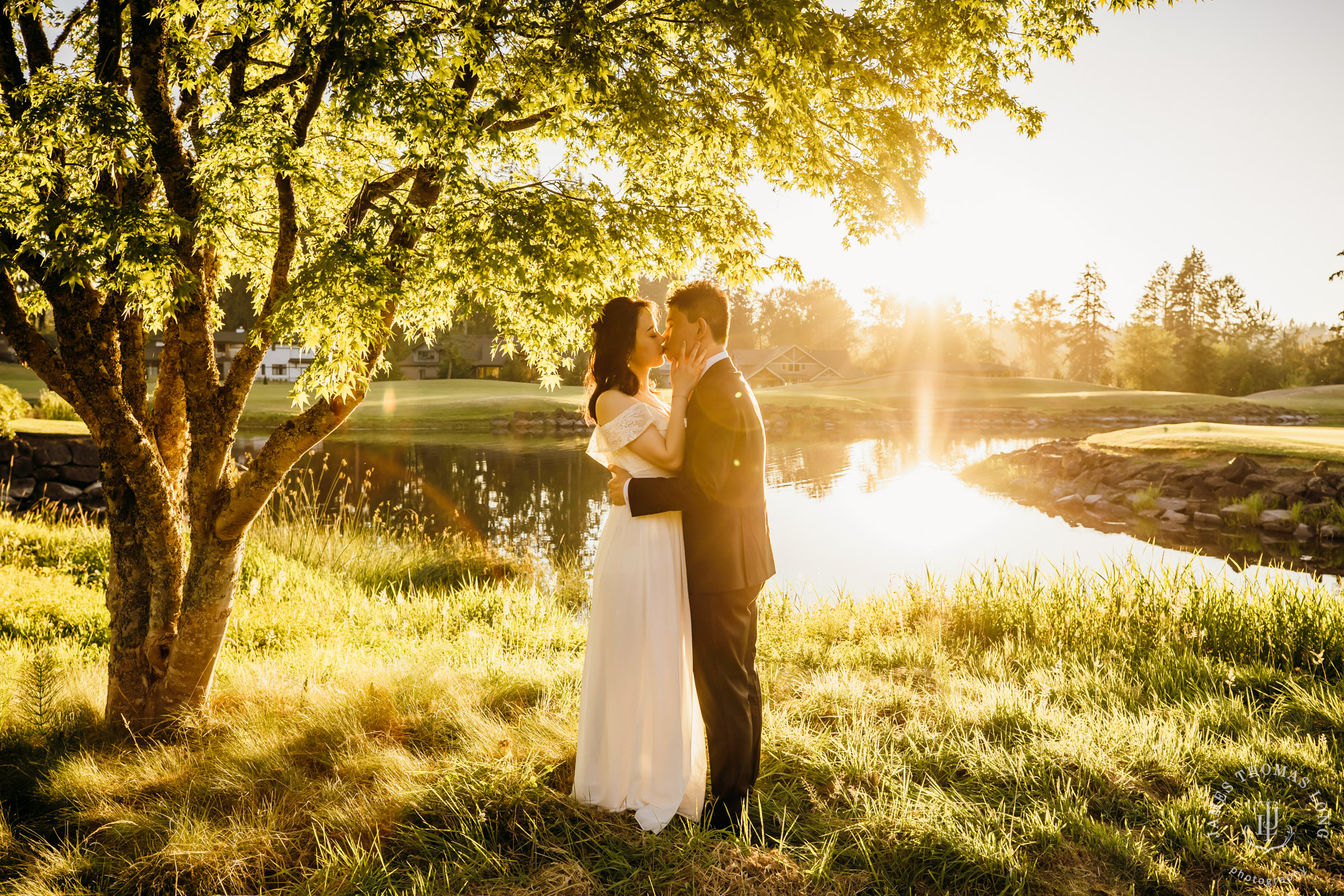 Echo Falls Snohomish wedding by Seattle wedding photographer James Thomas Long Photography