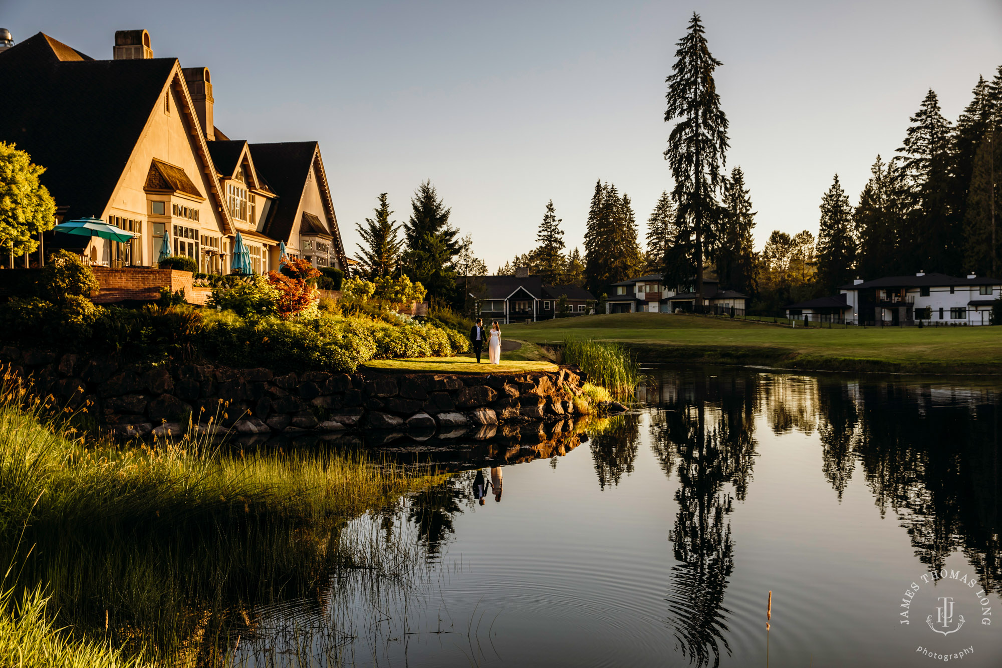 Echo Falls Snohomish wedding by Seattle wedding photographer James Thomas Long Photography