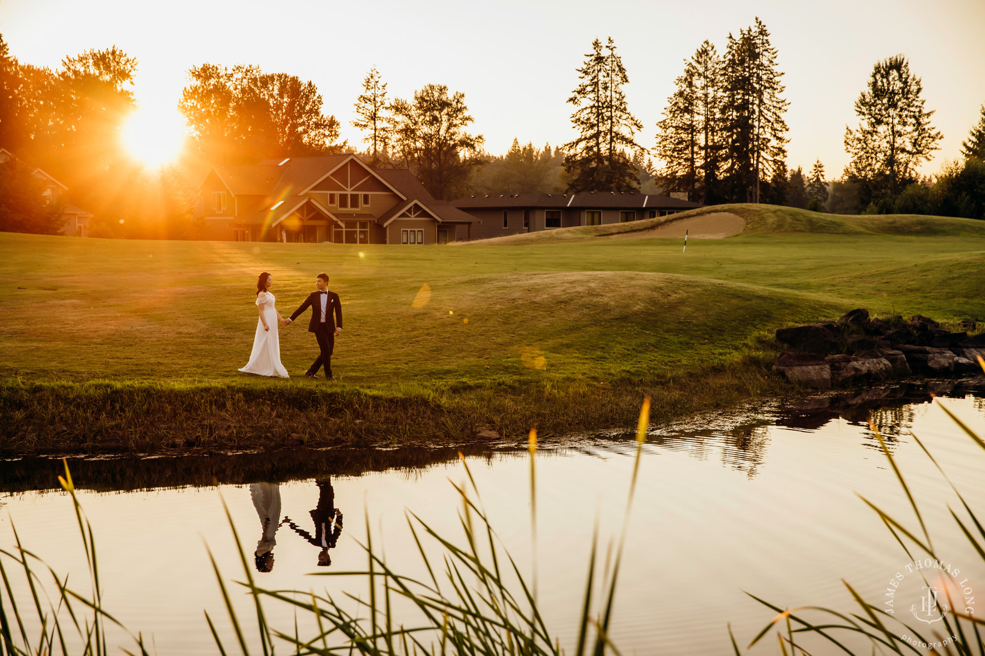 Echo Falls Snohomish wedding by Seattle wedding photographer James Thomas Long Photography