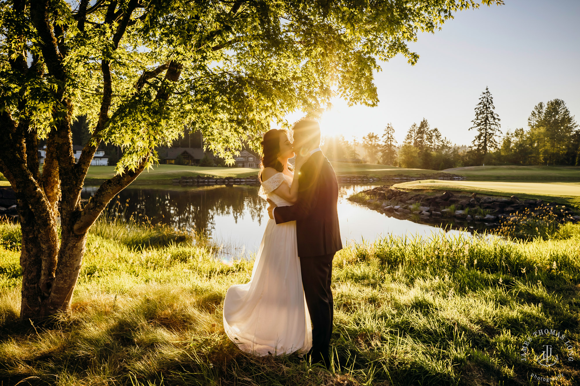 Echo Falls Snohomish wedding by Seattle wedding photographer James Thomas Long Photography