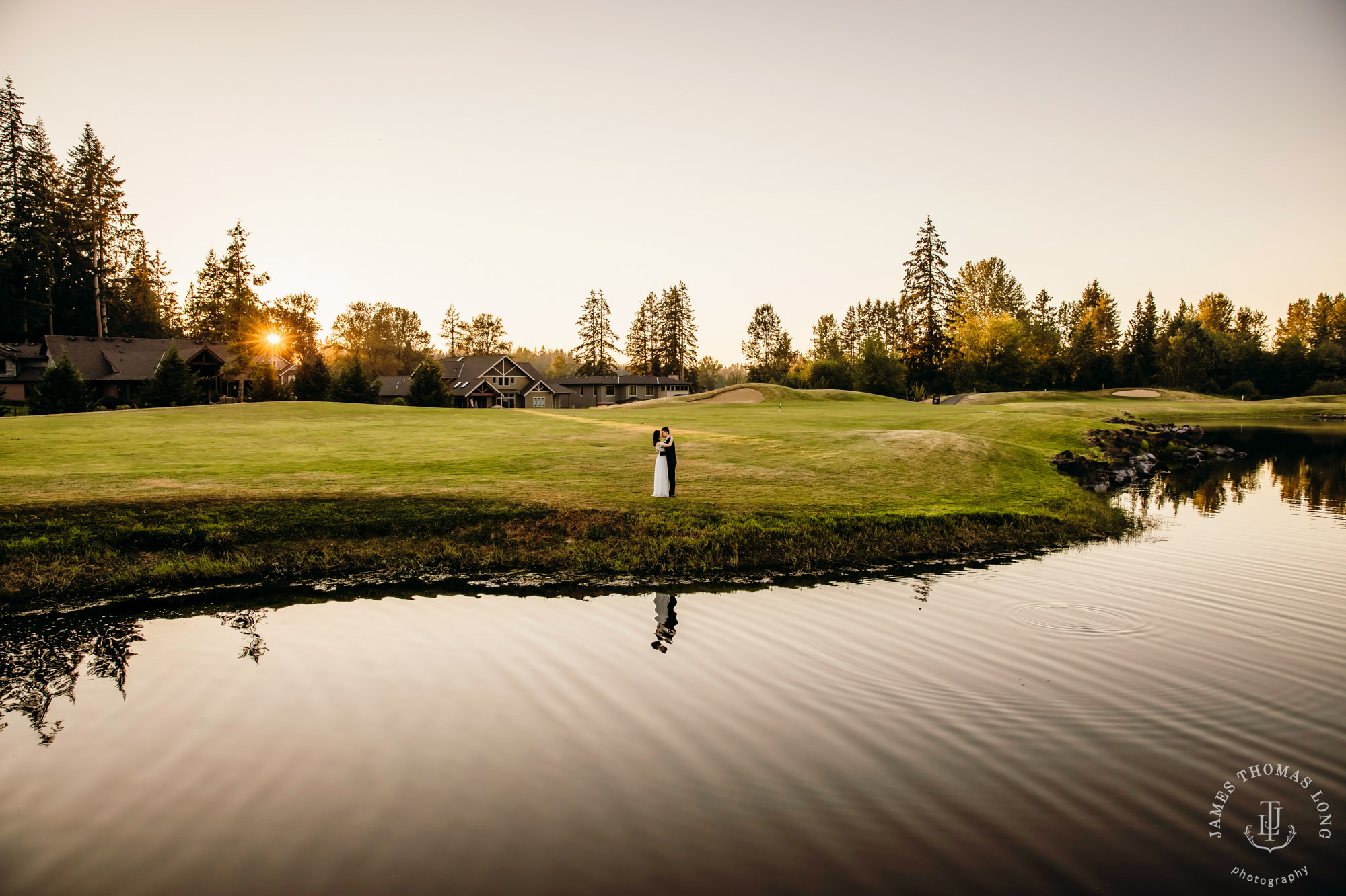 Echo Falls Snohomish wedding by Seattle wedding photographer James Thomas Long Photography