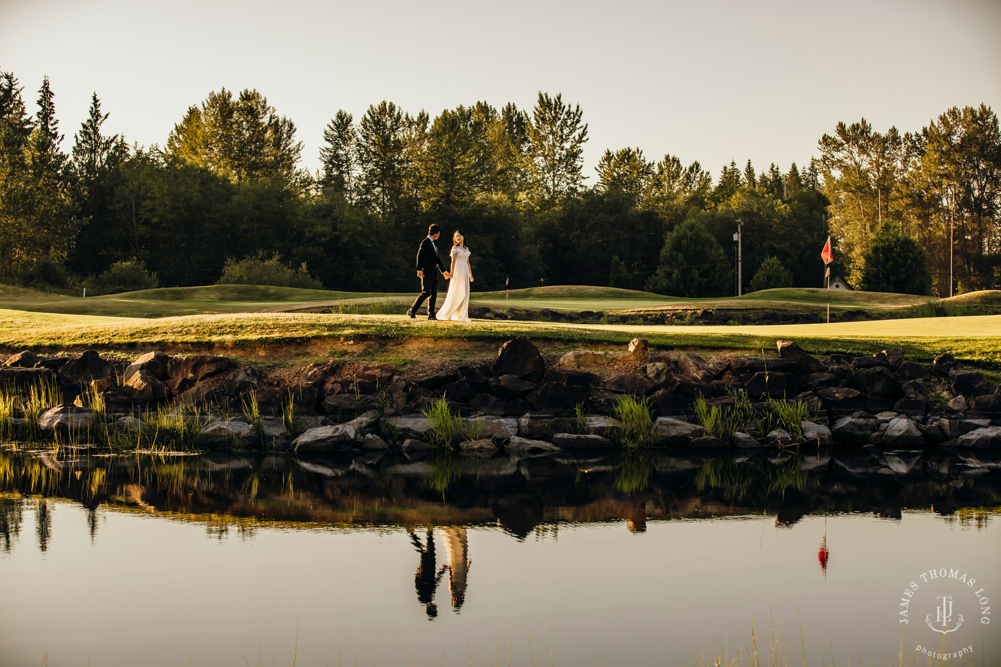 Echo Falls Snohomish wedding by Seattle wedding photographer James Thomas Long Photography