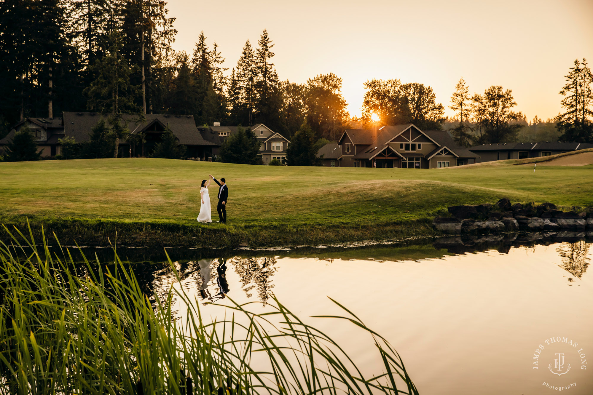 Echo Falls Snohomish wedding by Seattle wedding photographer James Thomas Long Photography