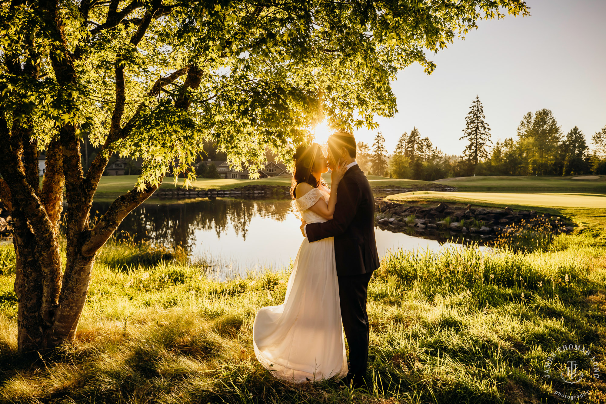 Echo Falls Snohomish wedding by Seattle wedding photographer James Thomas Long Photography