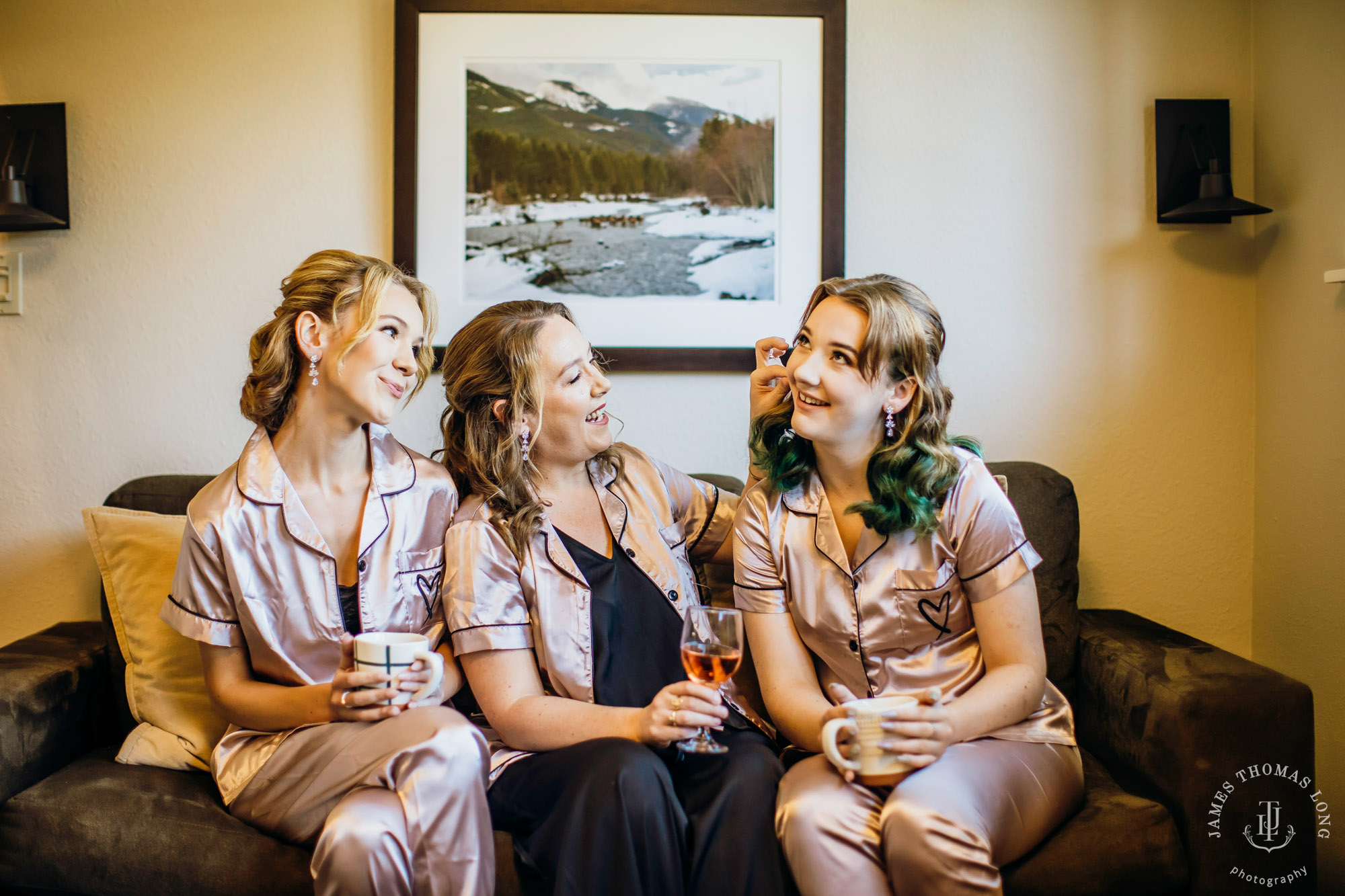 Crystal Mountain Resort wedding by Seattle wedding photographer James Thomas Long Photography