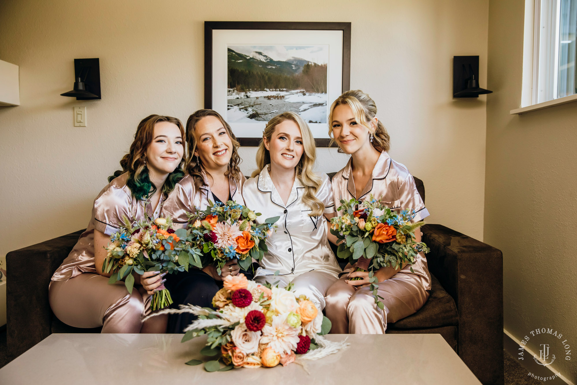 Crystal Mountain Resort wedding by Seattle wedding photographer James Thomas Long Photography