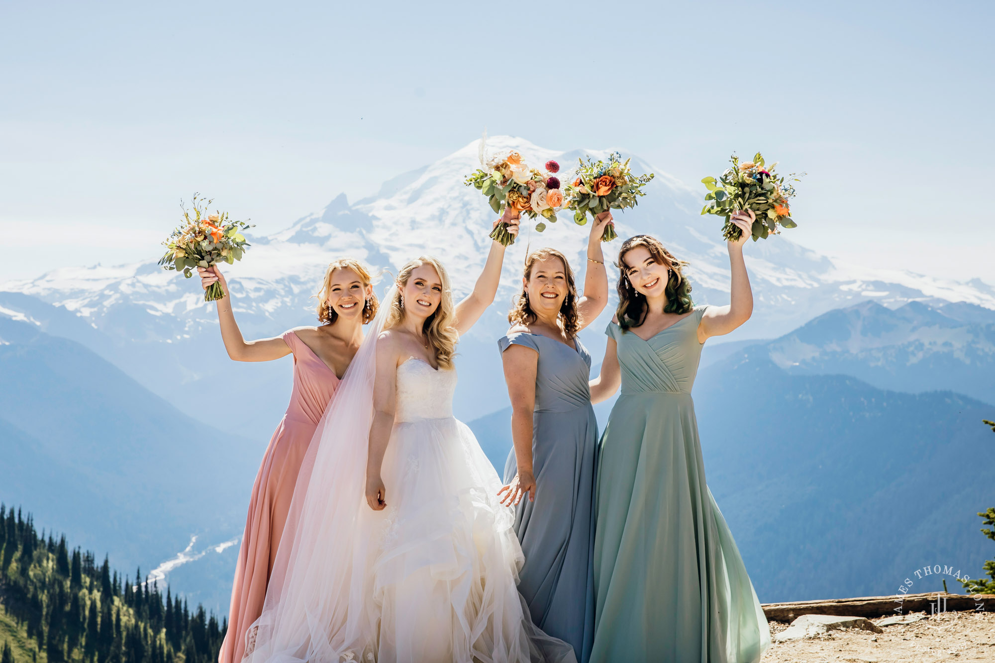 Crystal Mountain Resort wedding by Seattle wedding photographer James Thomas Long Photography